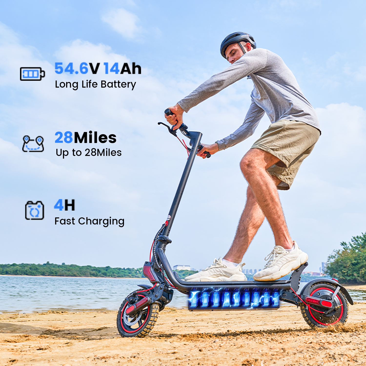 X8Pro Off-Road Tires Electric Scooter