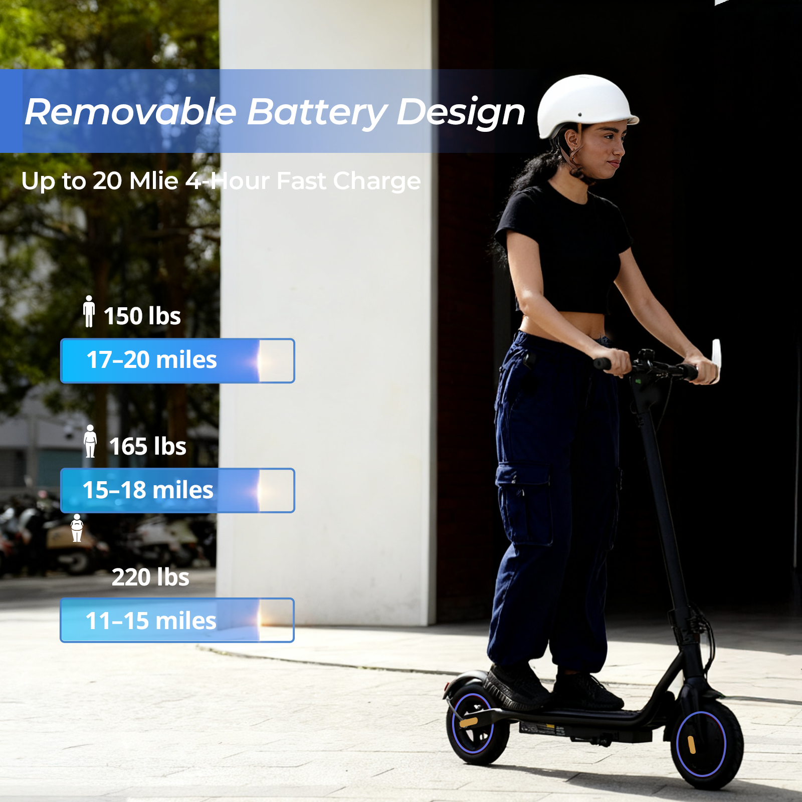 M3 Electric Scooter for Adults 500W Motor