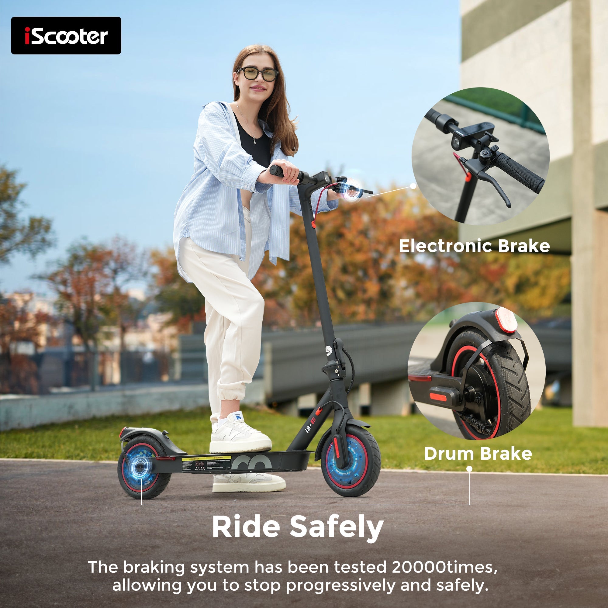 i8 Electric Scooter 350W for Adults and Teens