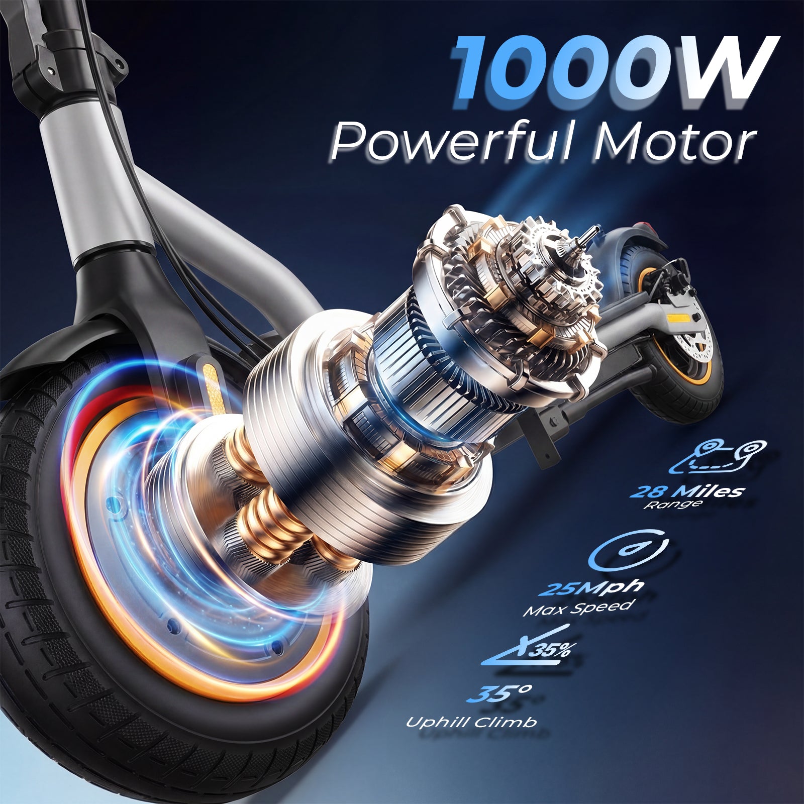 D3Max Electric Scooter 1000W Powerful Motor