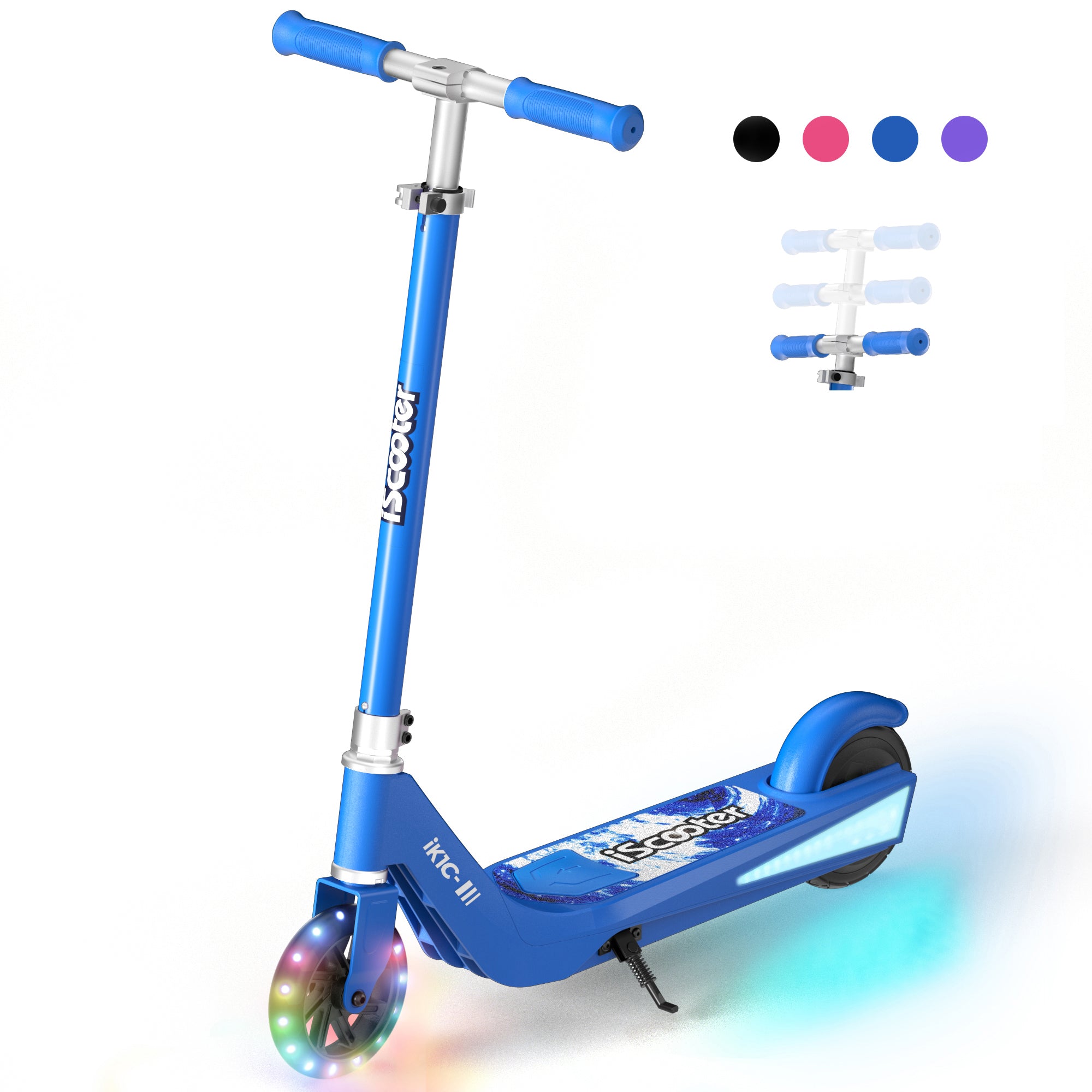 iK1 Electric Scooter for Kids Aged 6-10, Magnetic Safe Charging