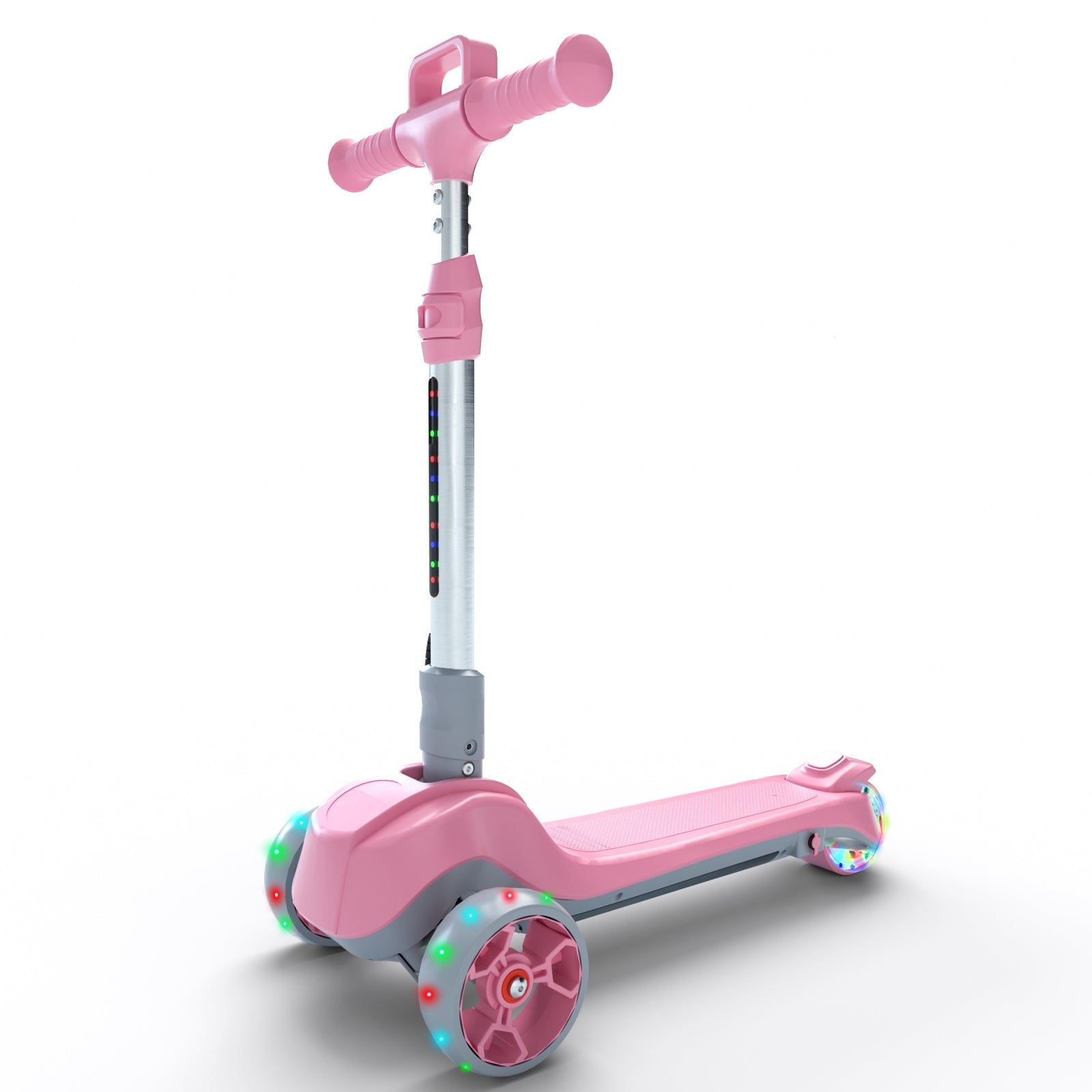 iK2 3-Wheel Electric Scooter Adjustable Height for Kids Ages 3-8 Unique Gift