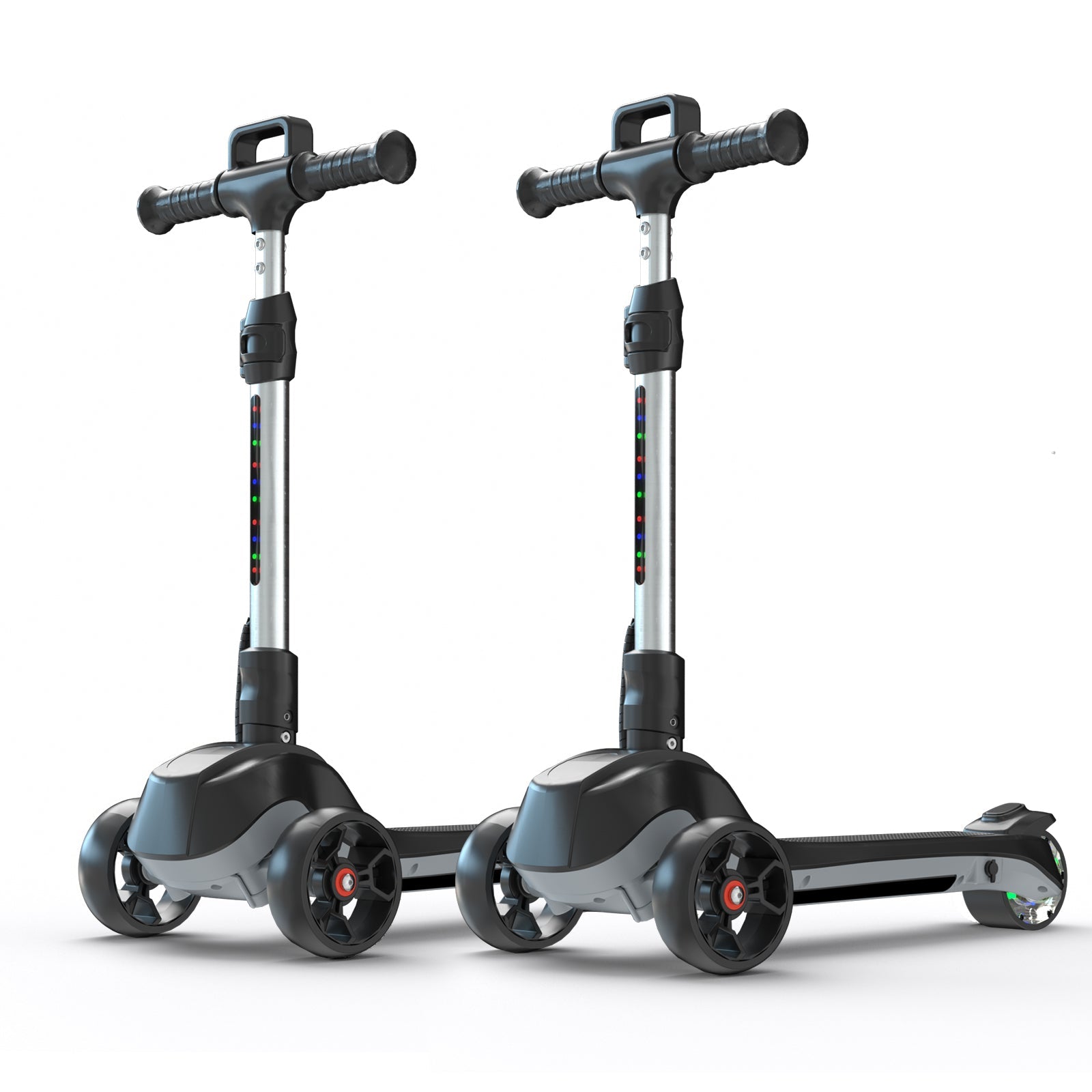 iK2 3-Wheel Electric Scooter Adjustable Height for Kids Ages 3-8 Unique Gift