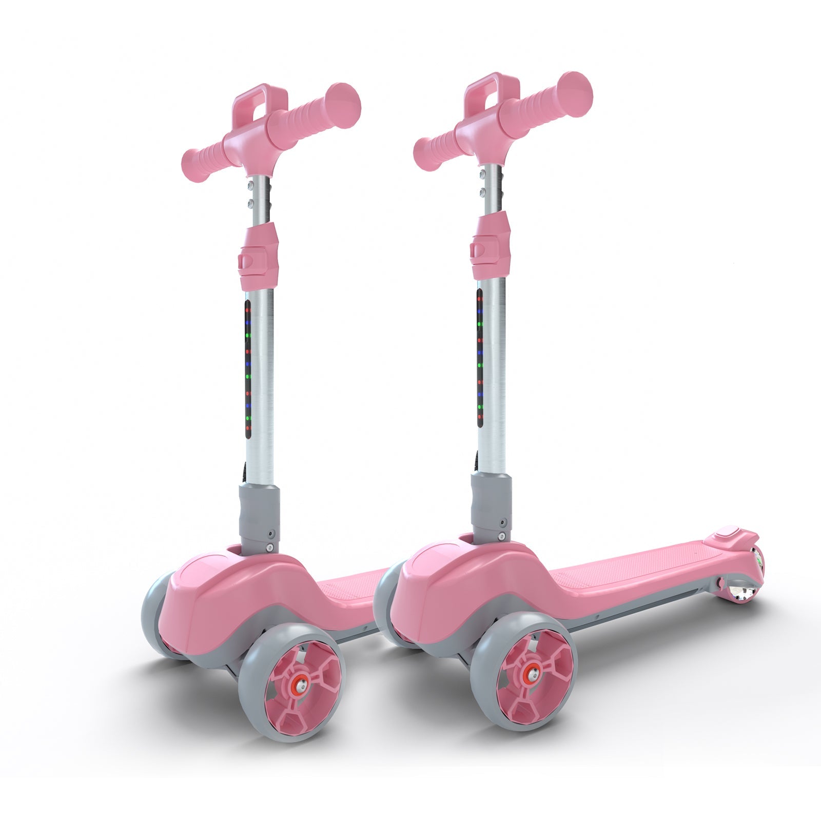 iK2 3-Wheel Electric Scooter Adjustable Height for Kids Ages 3-8 Unique Gift