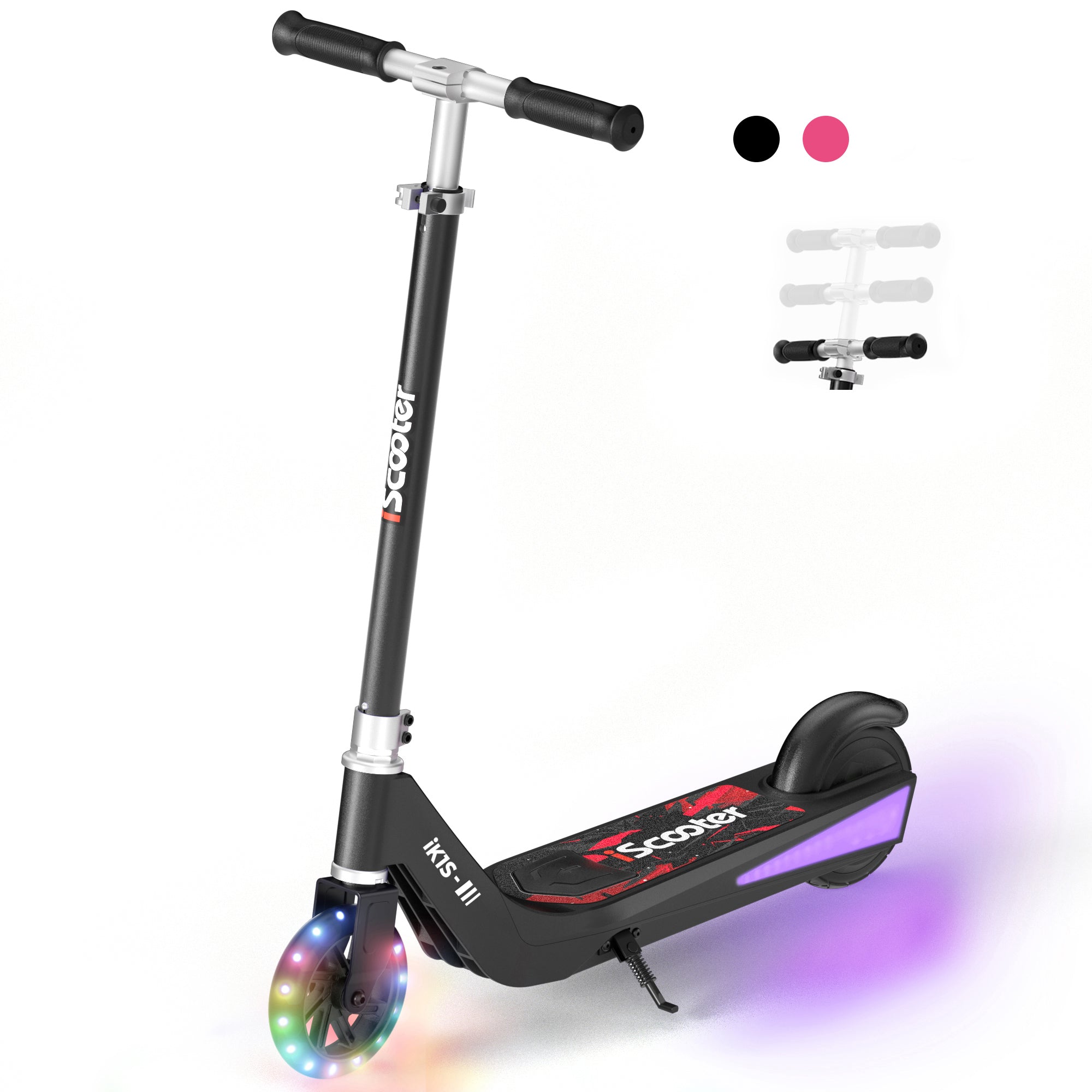 iK1 Electric Scooter for Kids Aged 6-10, Magnetic Safe Charging