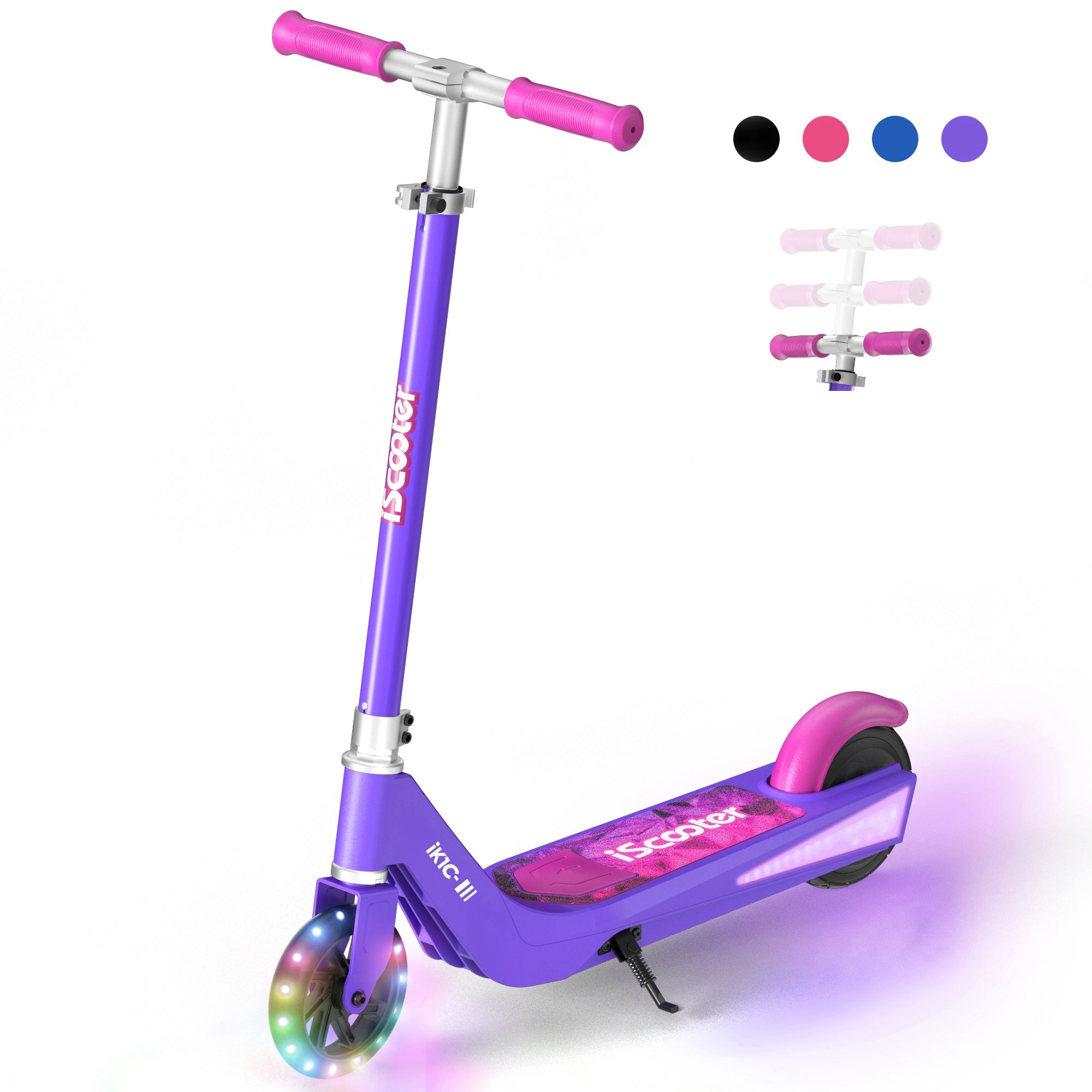 iK1 Electric Scooter for Kids Aged 6-10, Magnetic Safe Charging