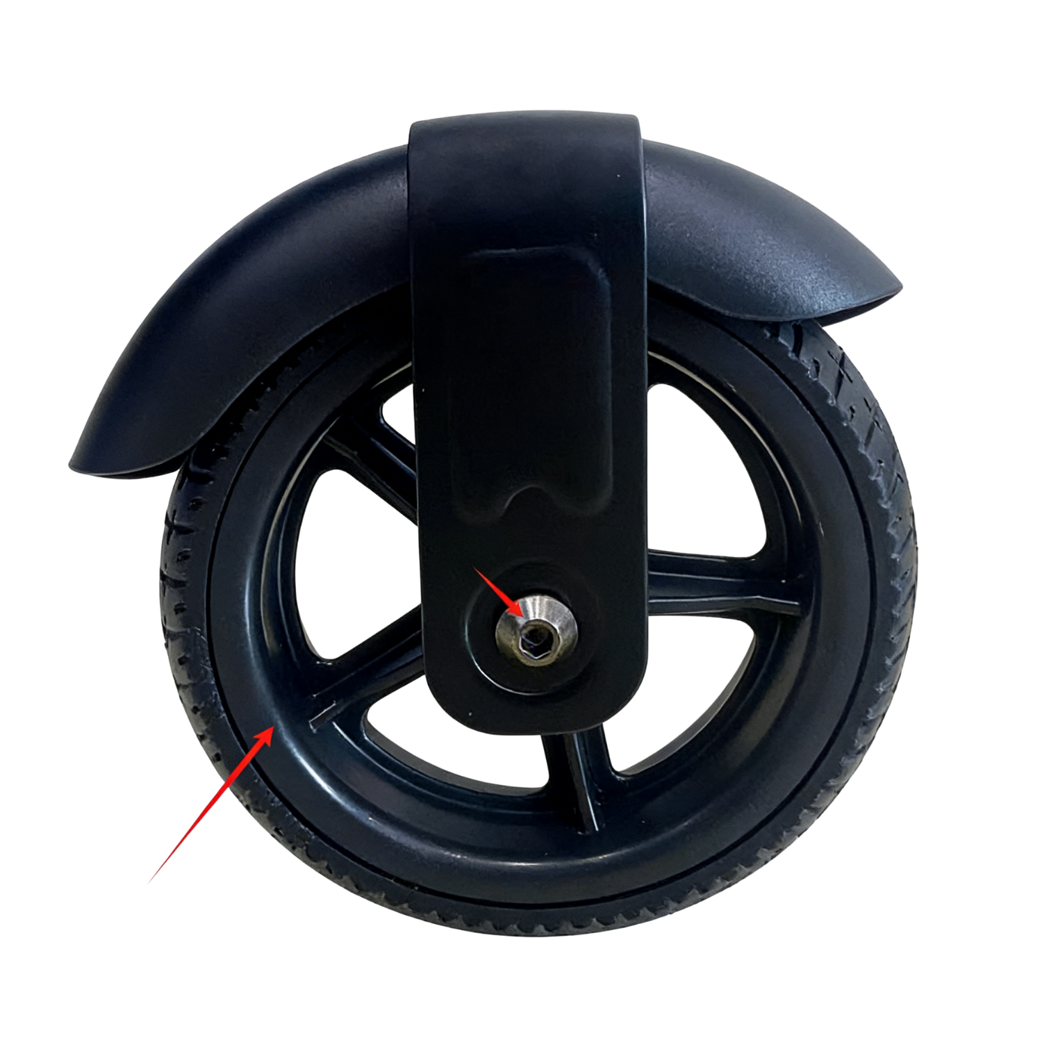 Front wheel + fixing screws for ik3/ik3pro