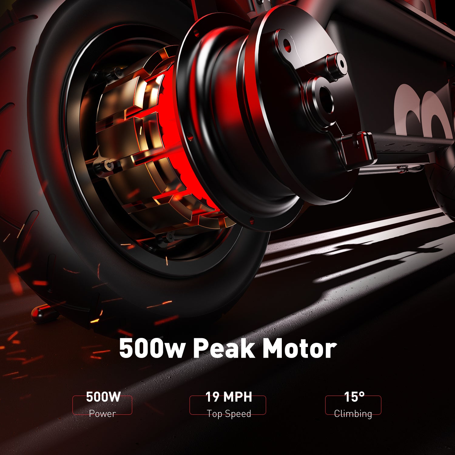 F2 Electric Scooter with Seat 10" Pneumatic Tire Yellow