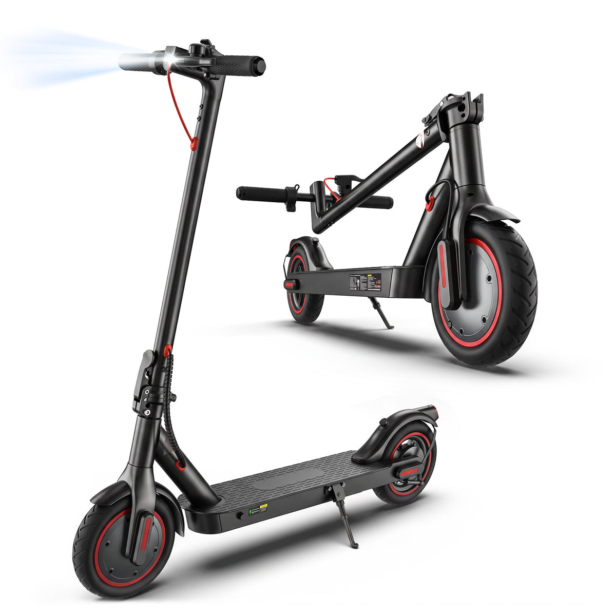 Foldable Electric Scooter for Adults, 500W Motor, 36V 10Ah Battery, 18-25 Miles Range, Disc Brake, Smart Lock, Portable Design