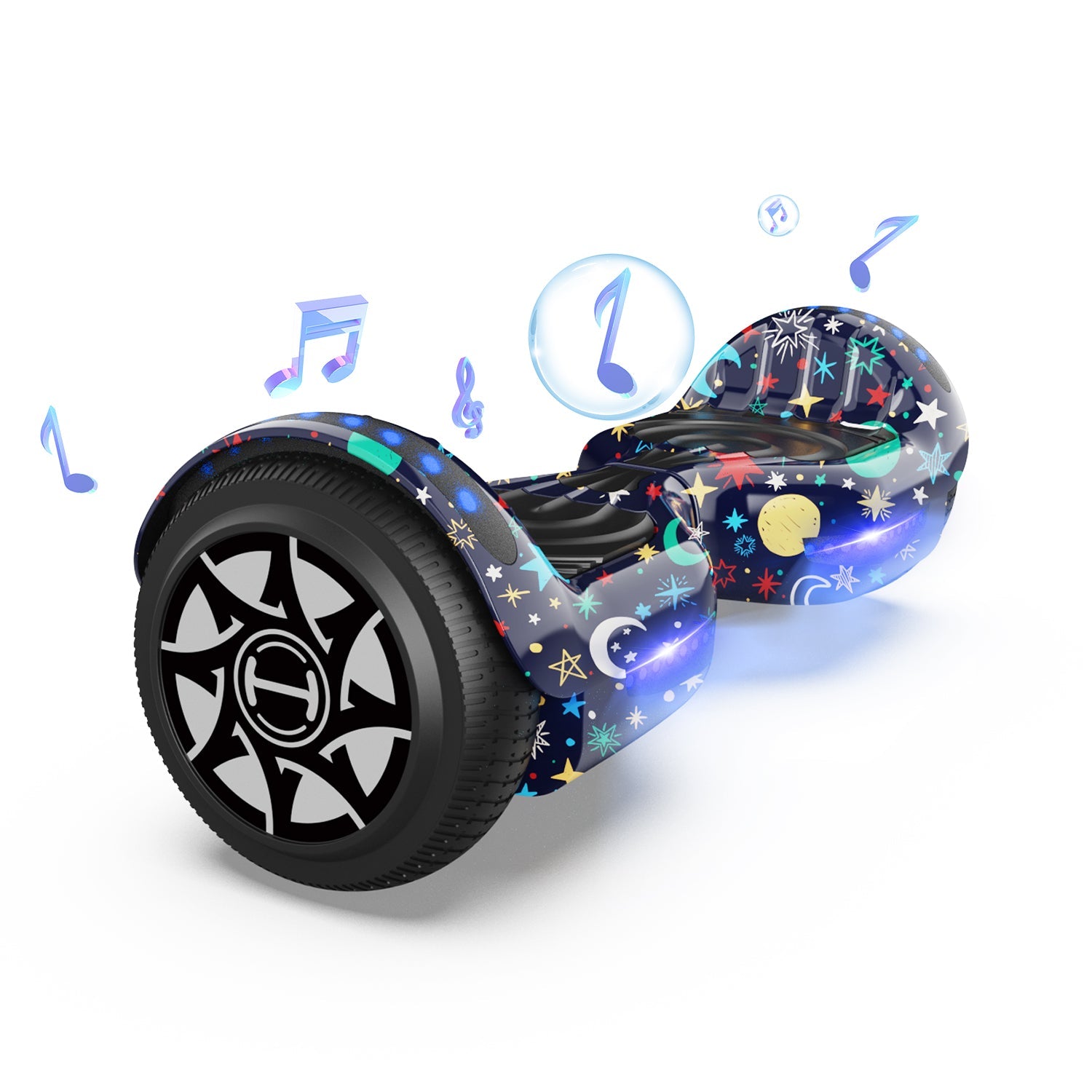 H1 6.5" Bluetooth Hoverboard For Kids 500W Motor&LED Wheel
