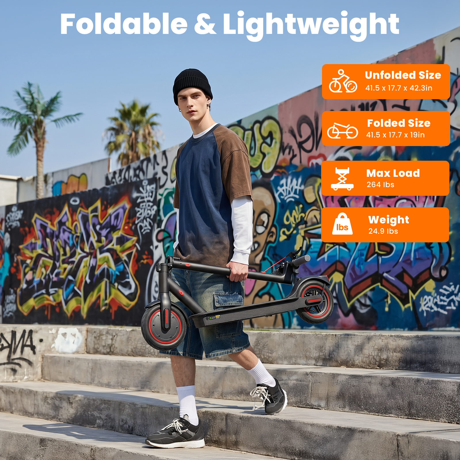X3LR Electric Scooter 500W Motor
