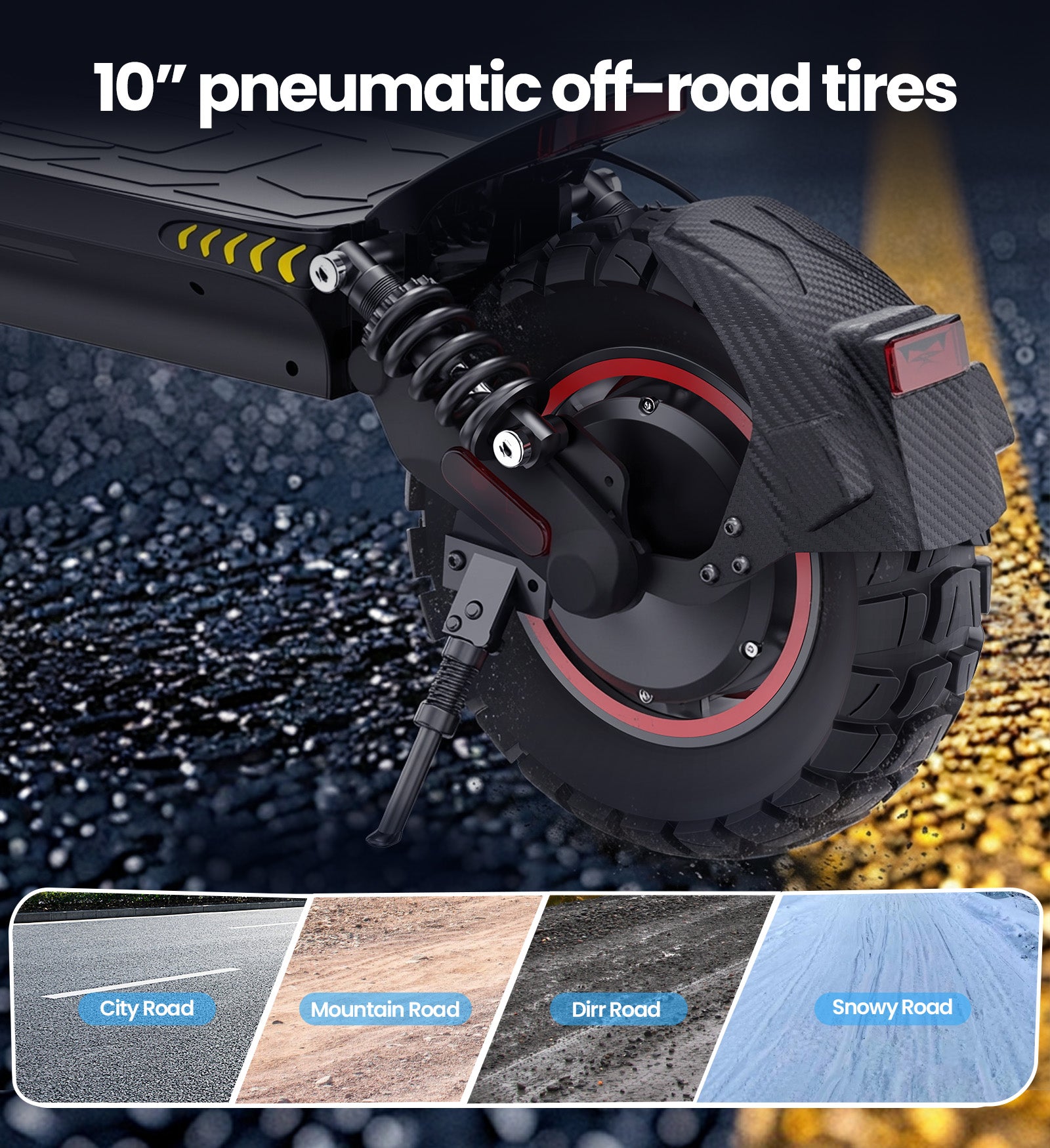 M7Pro Off-Road Scooter for Adults, 2000W Dual Motor