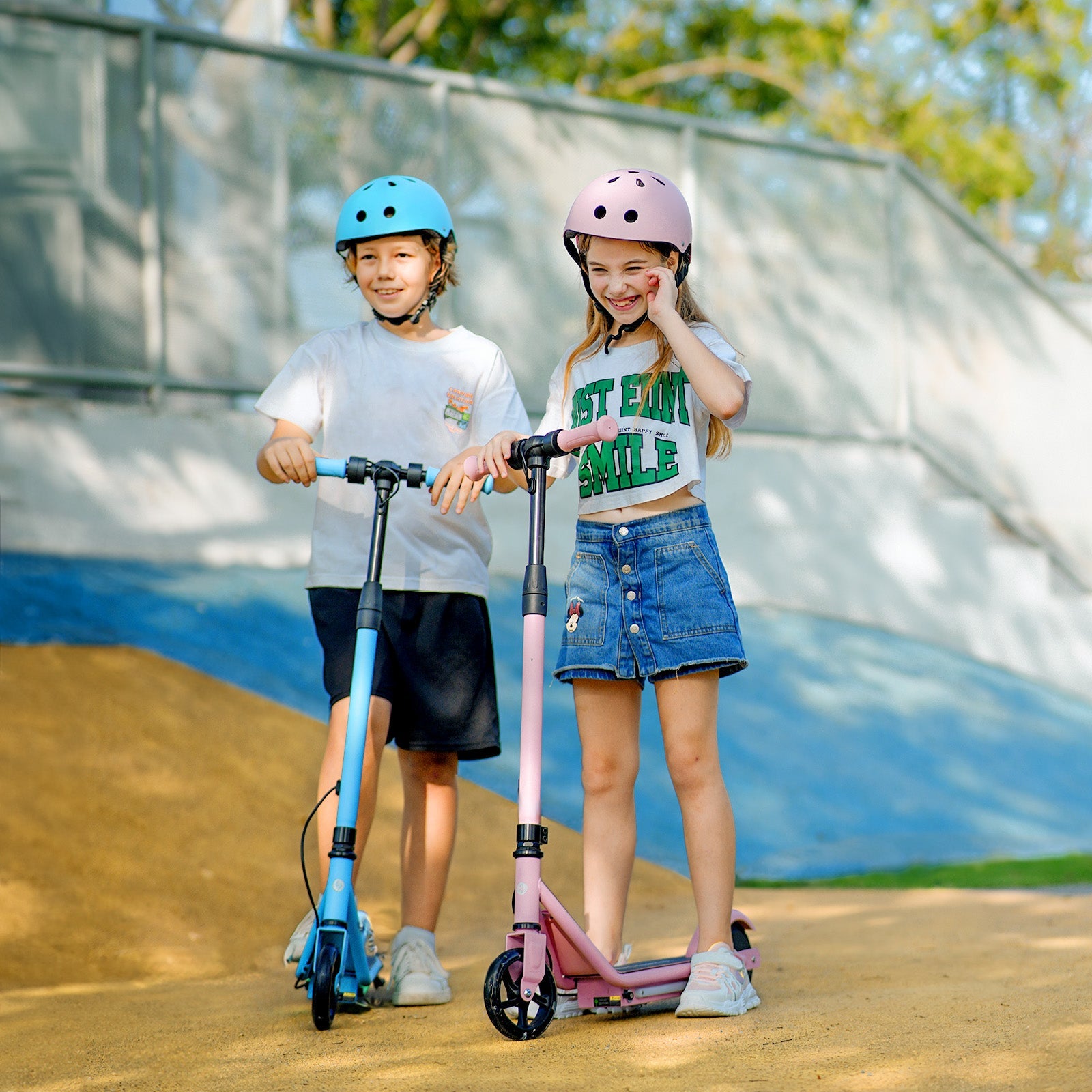 S2 Electric Scooter Colorful Lights Adjustable Speed and Height for Kids Ages 6-14