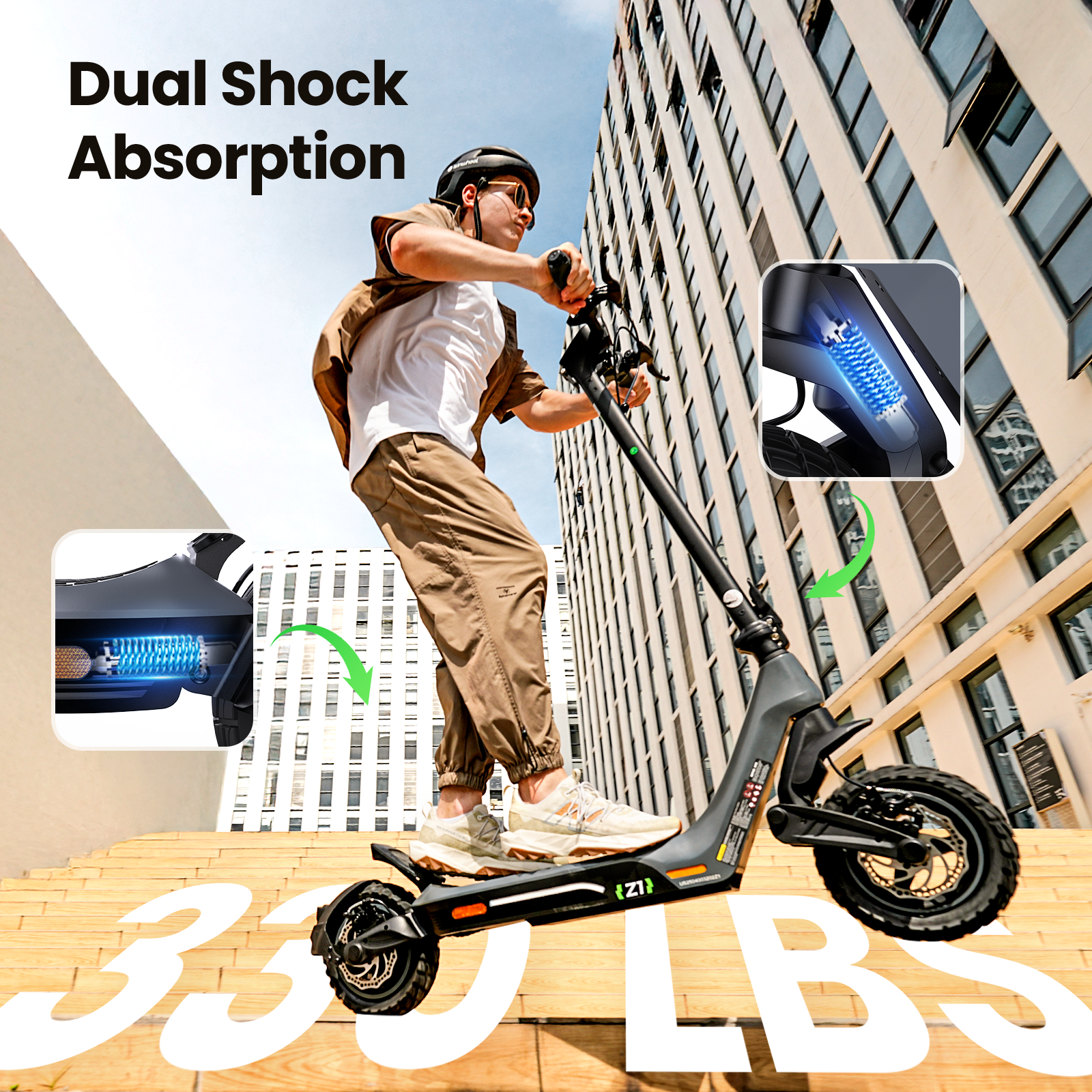 Z1Pro Electric Scooter 1000W Motor for Adults