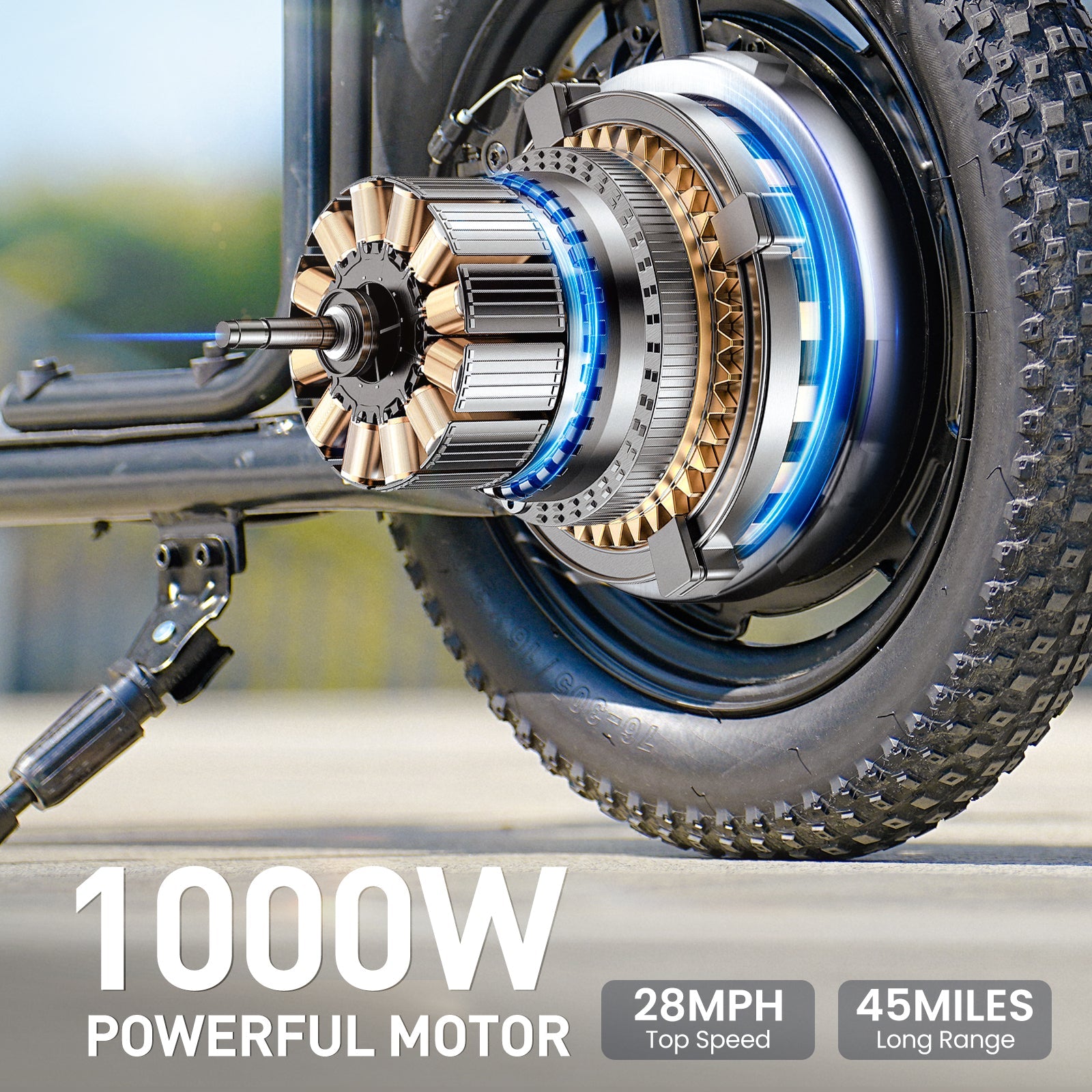 F7 Electric Scooter 1000W with Seat 28 MPH & 45 Miles