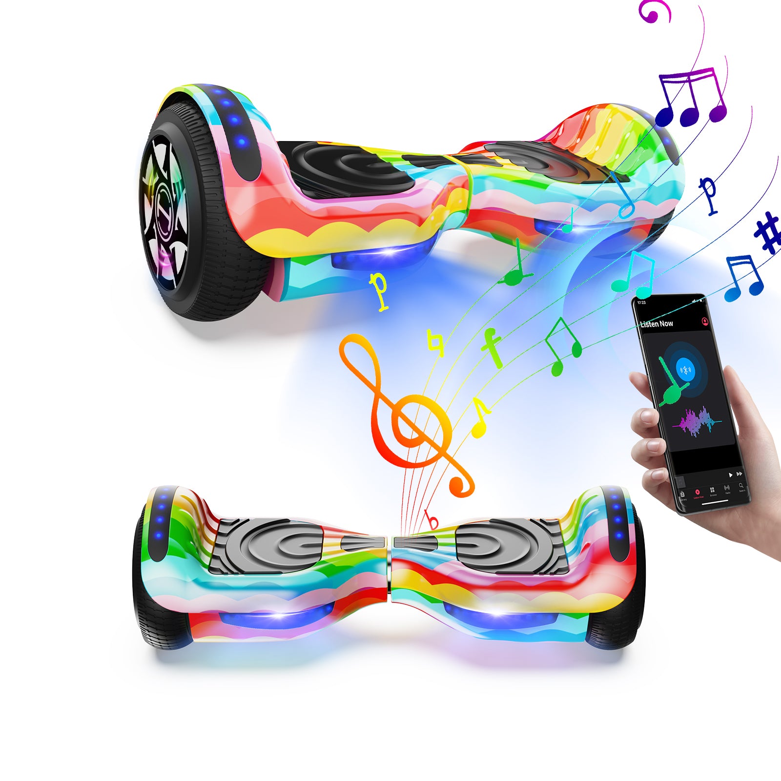 H1 Rainbow Hoverboard