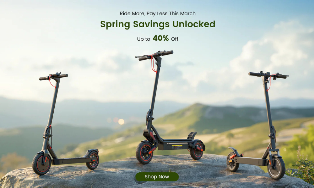 Spring Electric Scooter Sale: Ride More, Pay Less in 2026