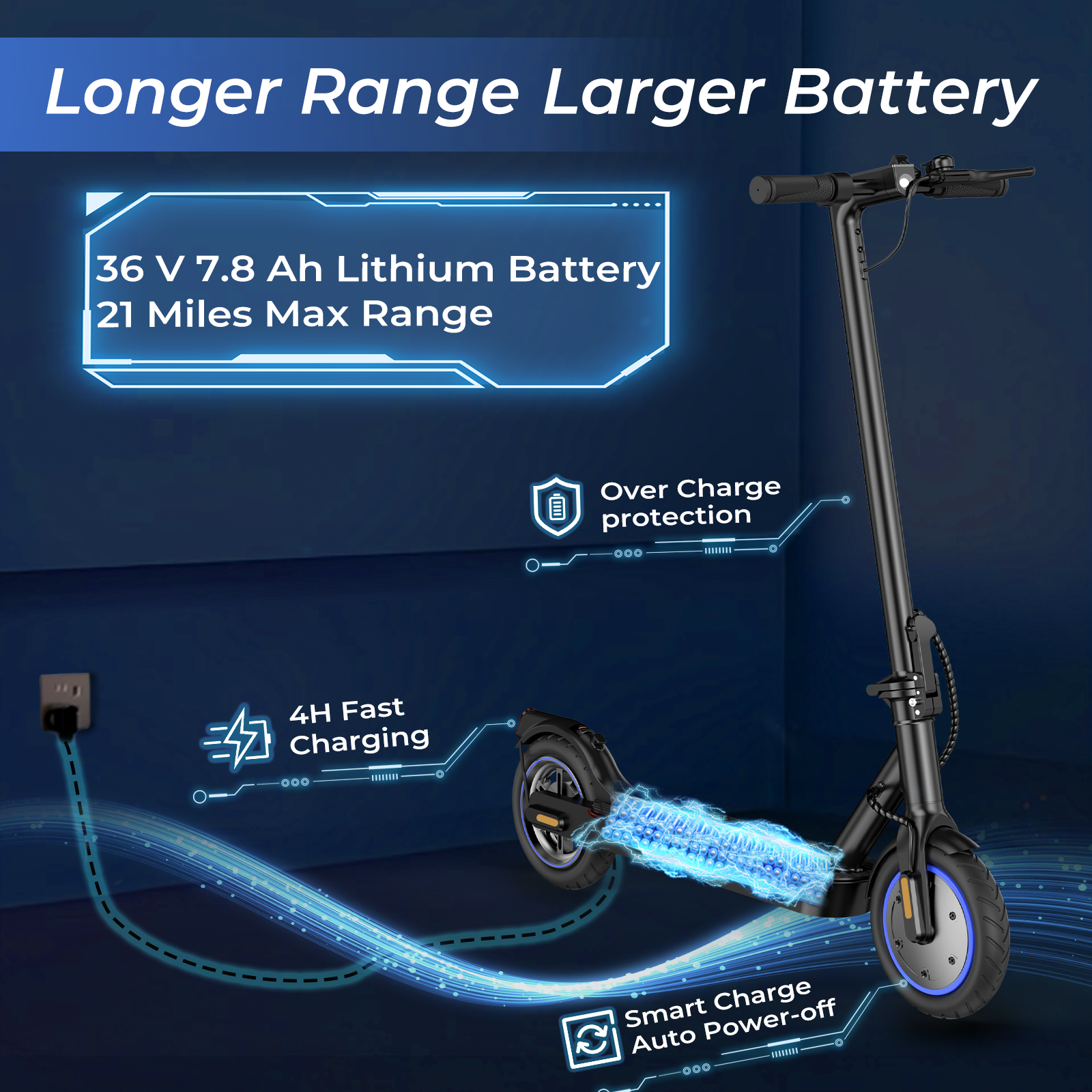 M3 Electric Scooter for Adults 500W Motor