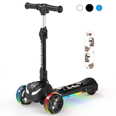 B1 3-Wheel Folding Kids Scooter LED Lighted PU Wheels