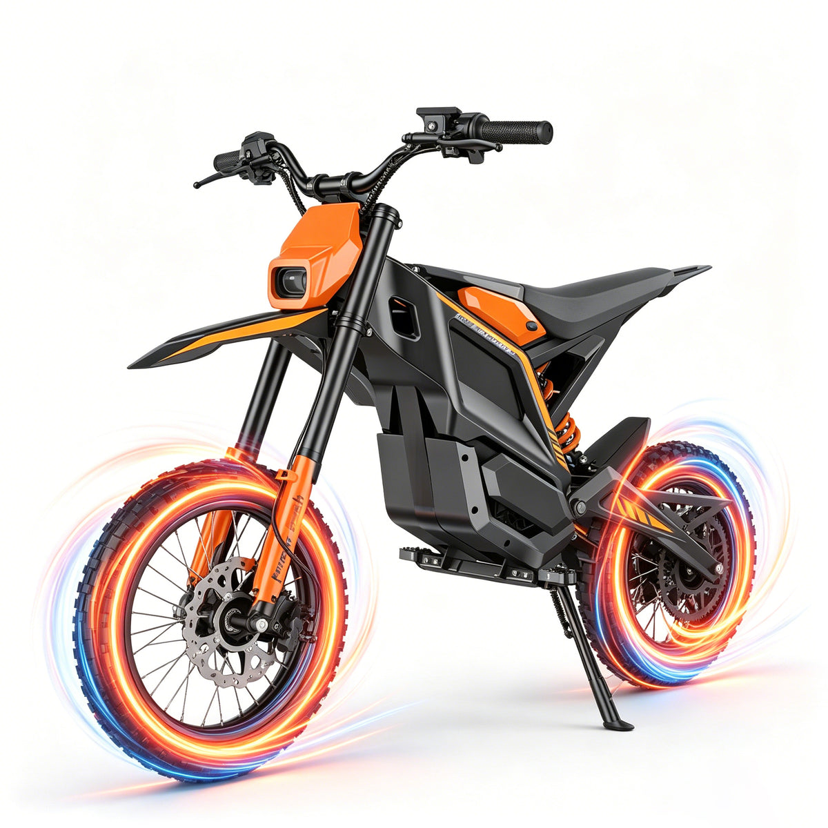 Electric Dirt Bike for Adults, 3000W Peak Off-Road Electric Motorcycle Bike with Dual Hydraulic Suspension,48V 22.5Ah Battery Up to 45 Miles,35mph