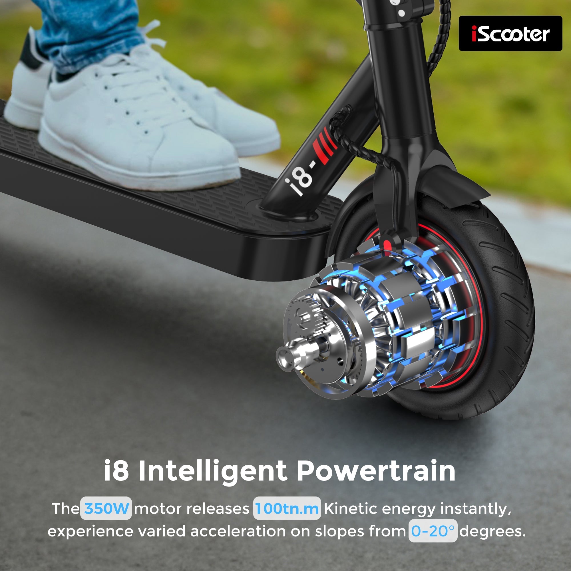 i8 Electric Scooter 350W for Adults and Teens