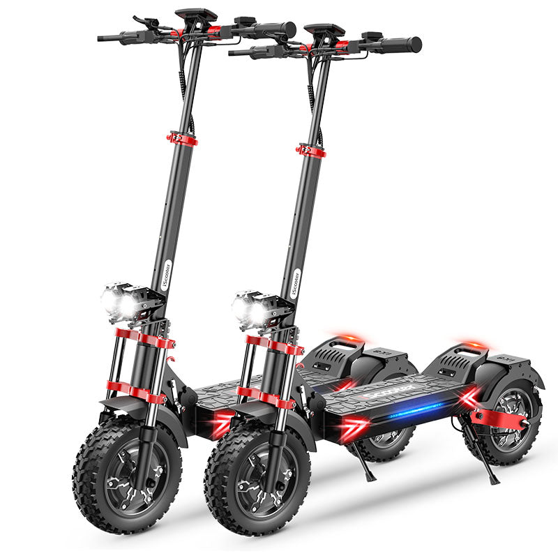 iX8 Off-Road Tires Electric Scooter for Adults 2400W Dual Motor Up to 38MPH
