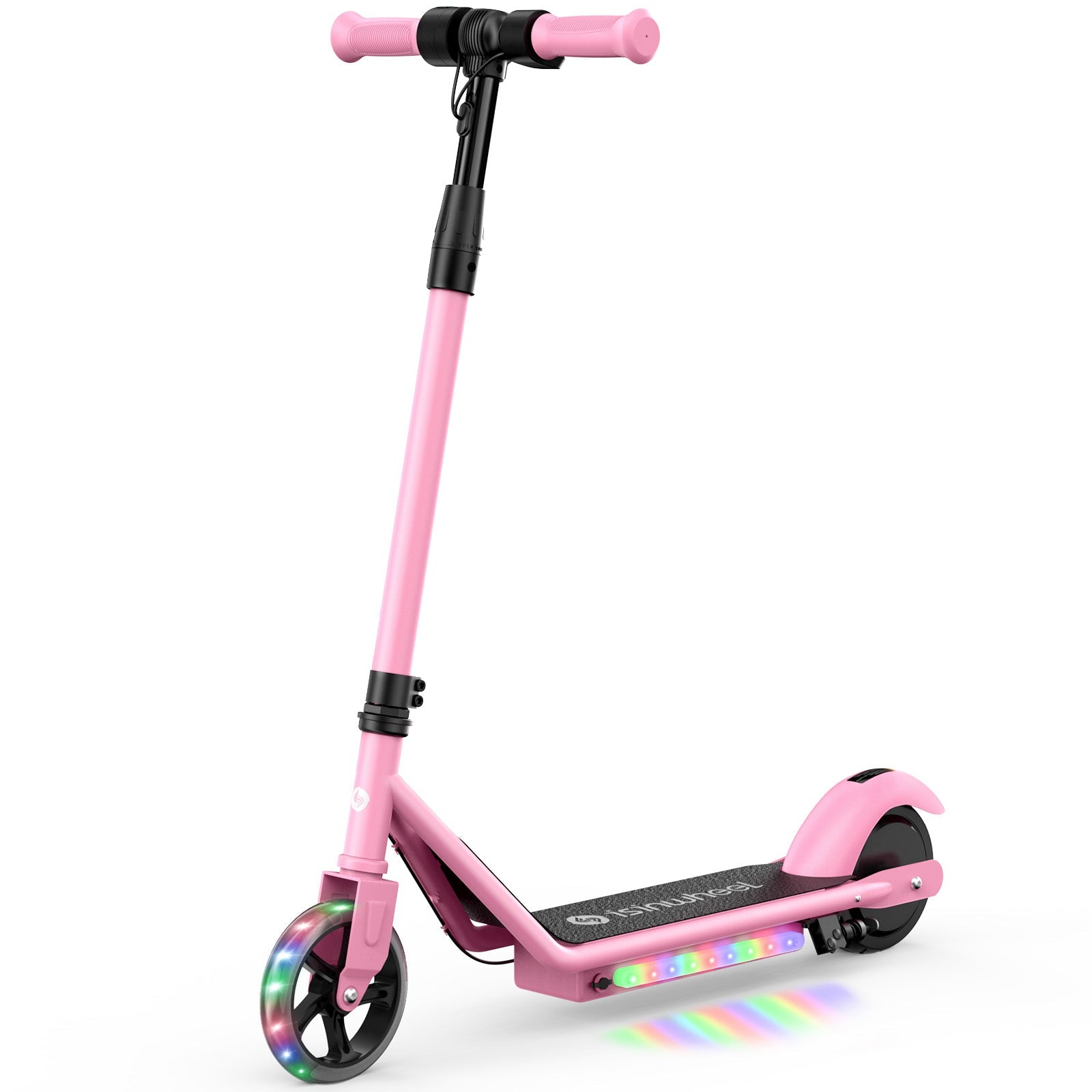 S2 Electric Scooter Colorful Lights Adjustable Speed and Height for Kids Ages 6-14