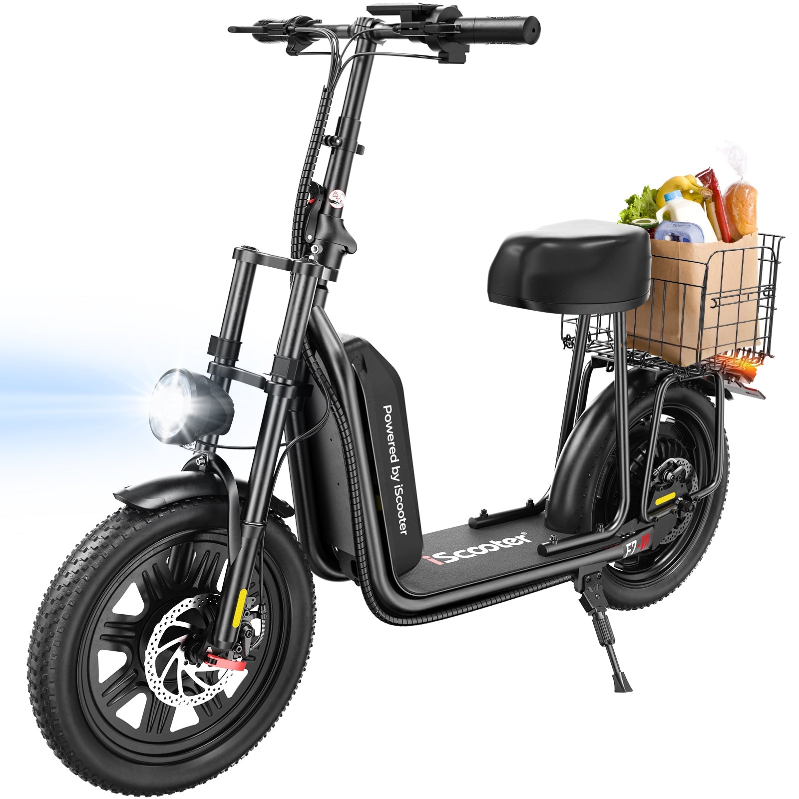 F7 Electric Scooter 1000W with Seat 28 MPH & 45 Miles