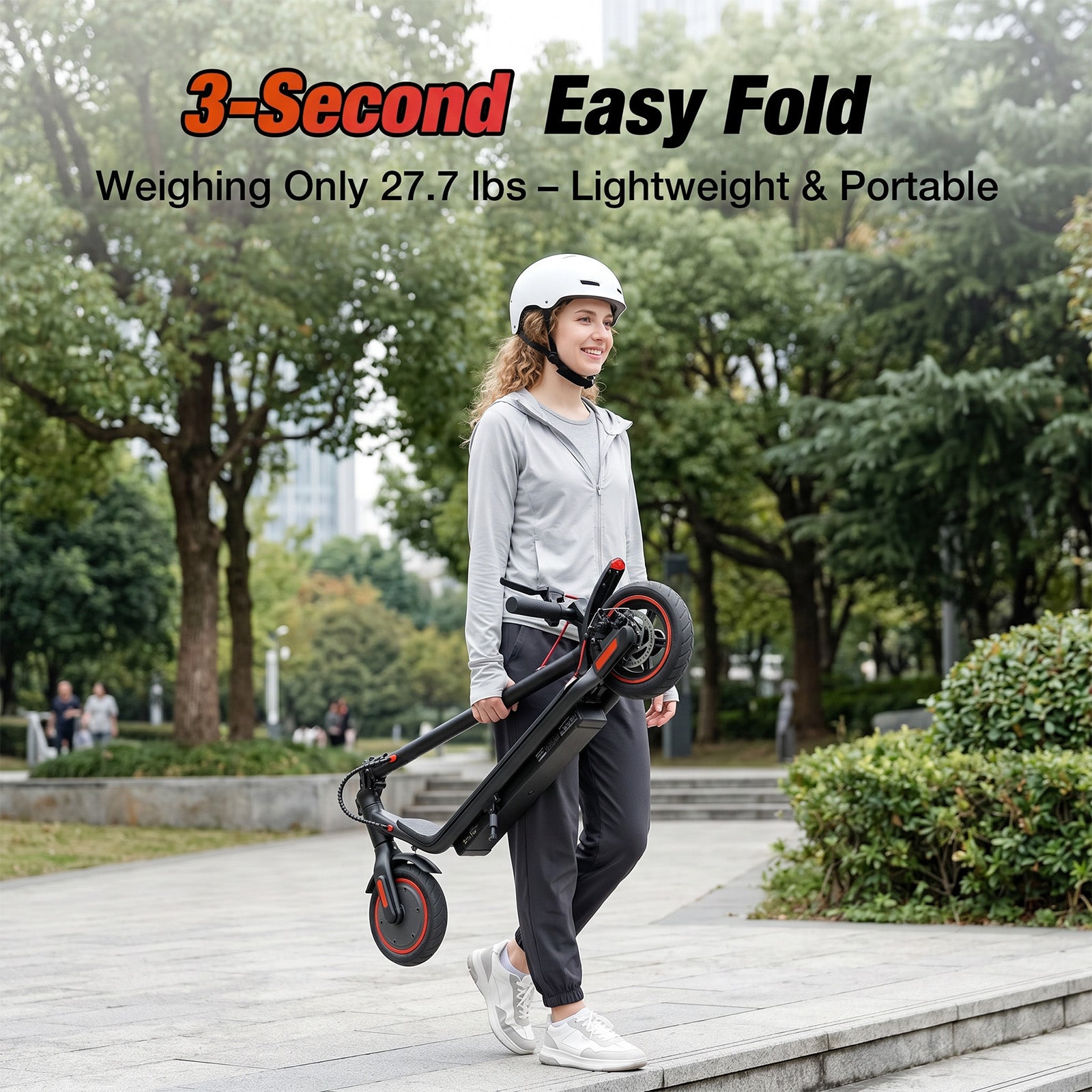 i8M Electric Scooter 15 Miles Long Range, 19 MPH Top Speed
