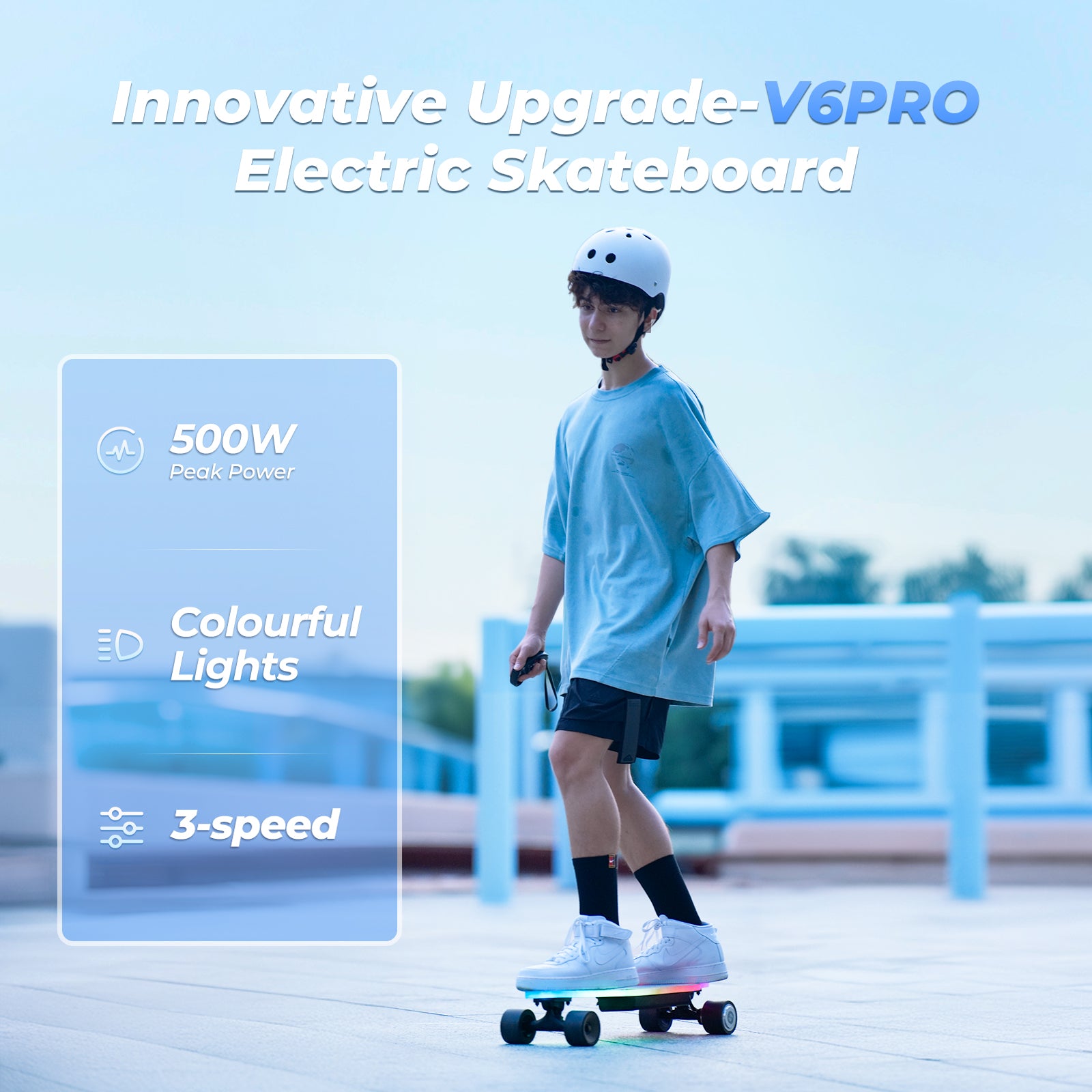 V6Pro 500W Electric Skateboard for Adults ＆Teens
