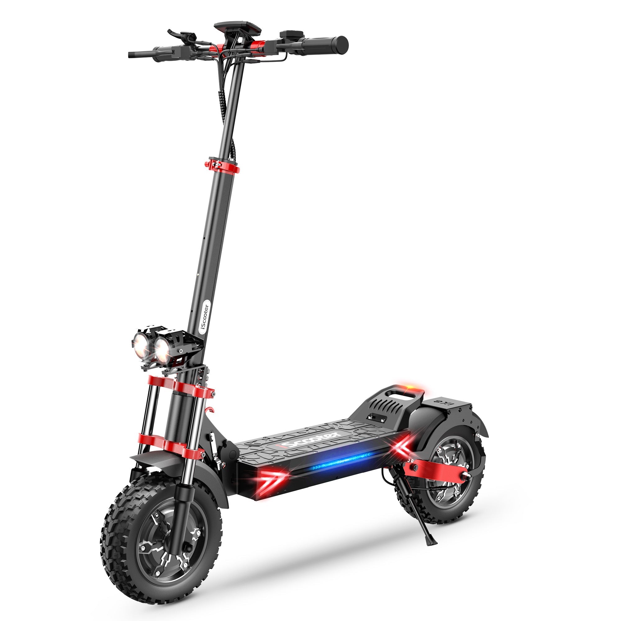 iX8 Off-Road Tires Electric Scooter for Adults 2400W Dual Motor Up to