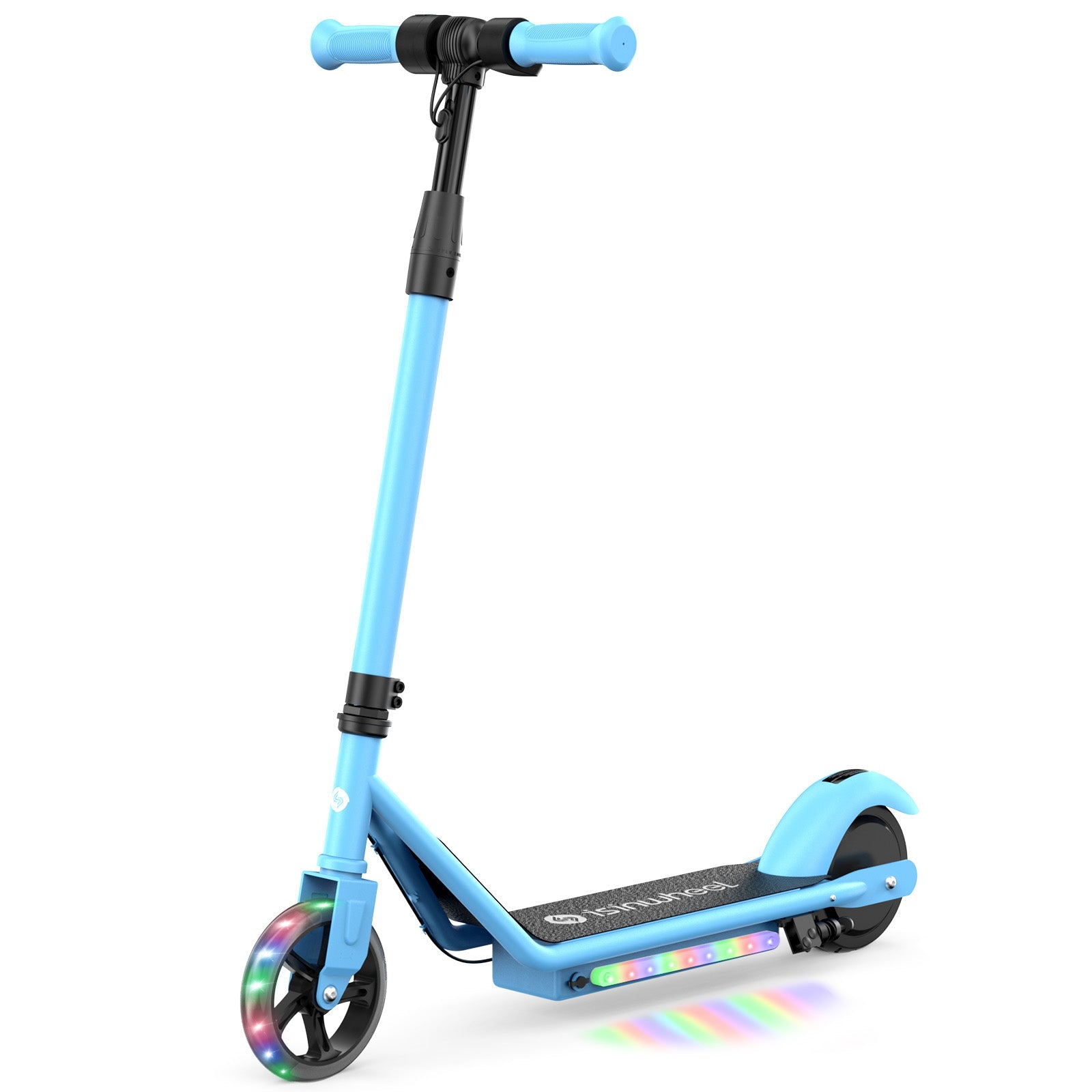 S2 Electric Scooter Colorful Lights Adjustable Speed and Height for Kids Ages 6-14
