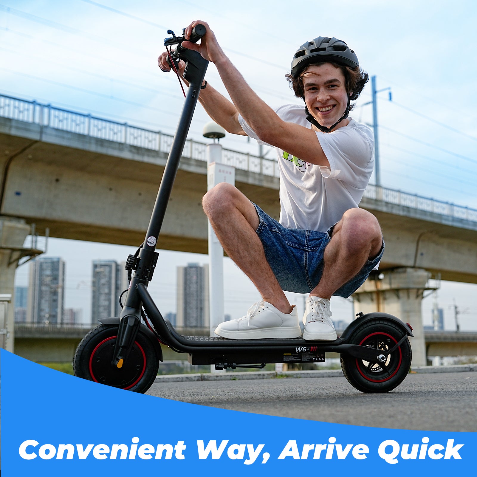 X6 Commuting Electric Scooter 500W Motor for Adults