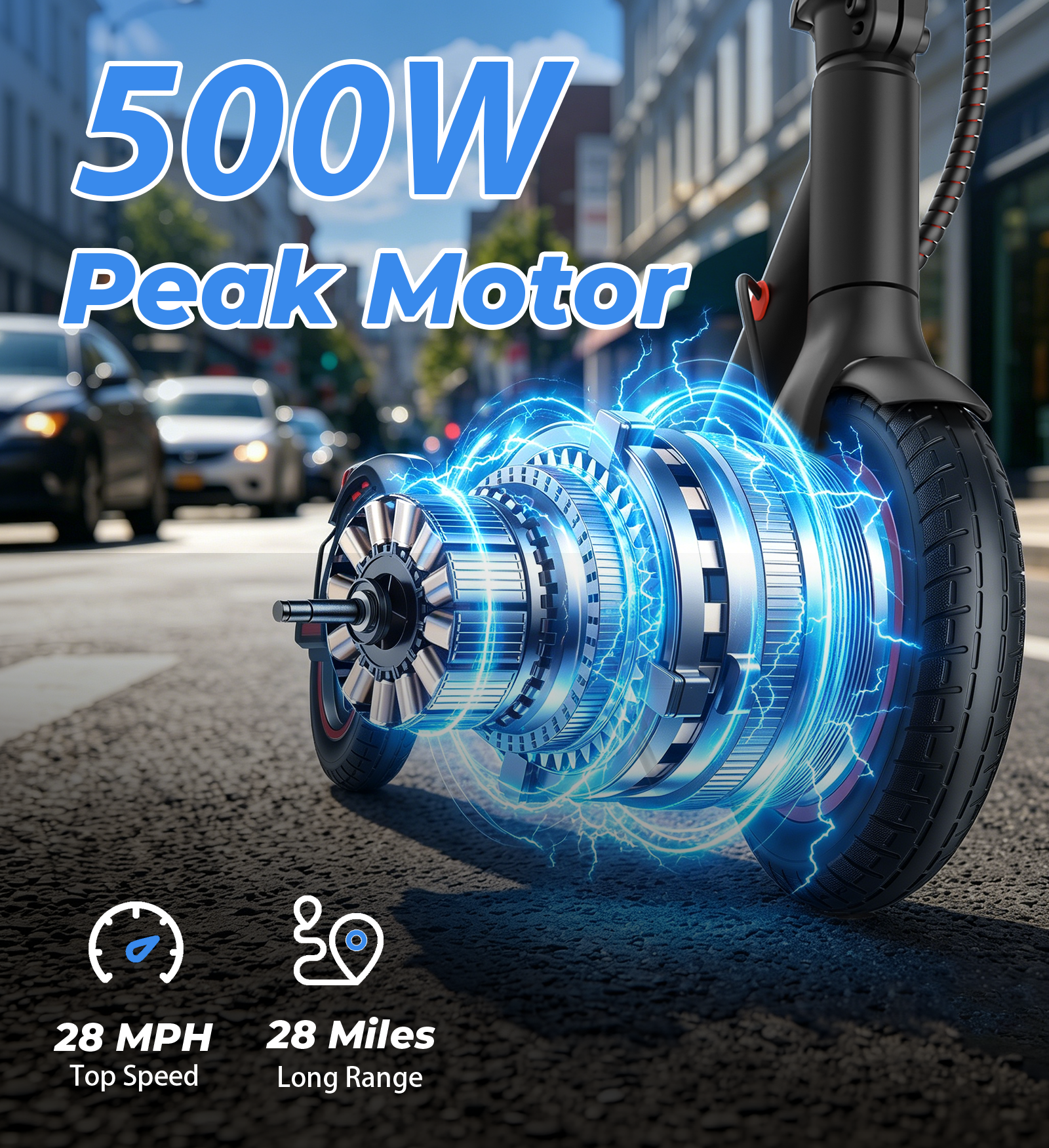 X3Max Electric Scooter for Adults 500W Motor