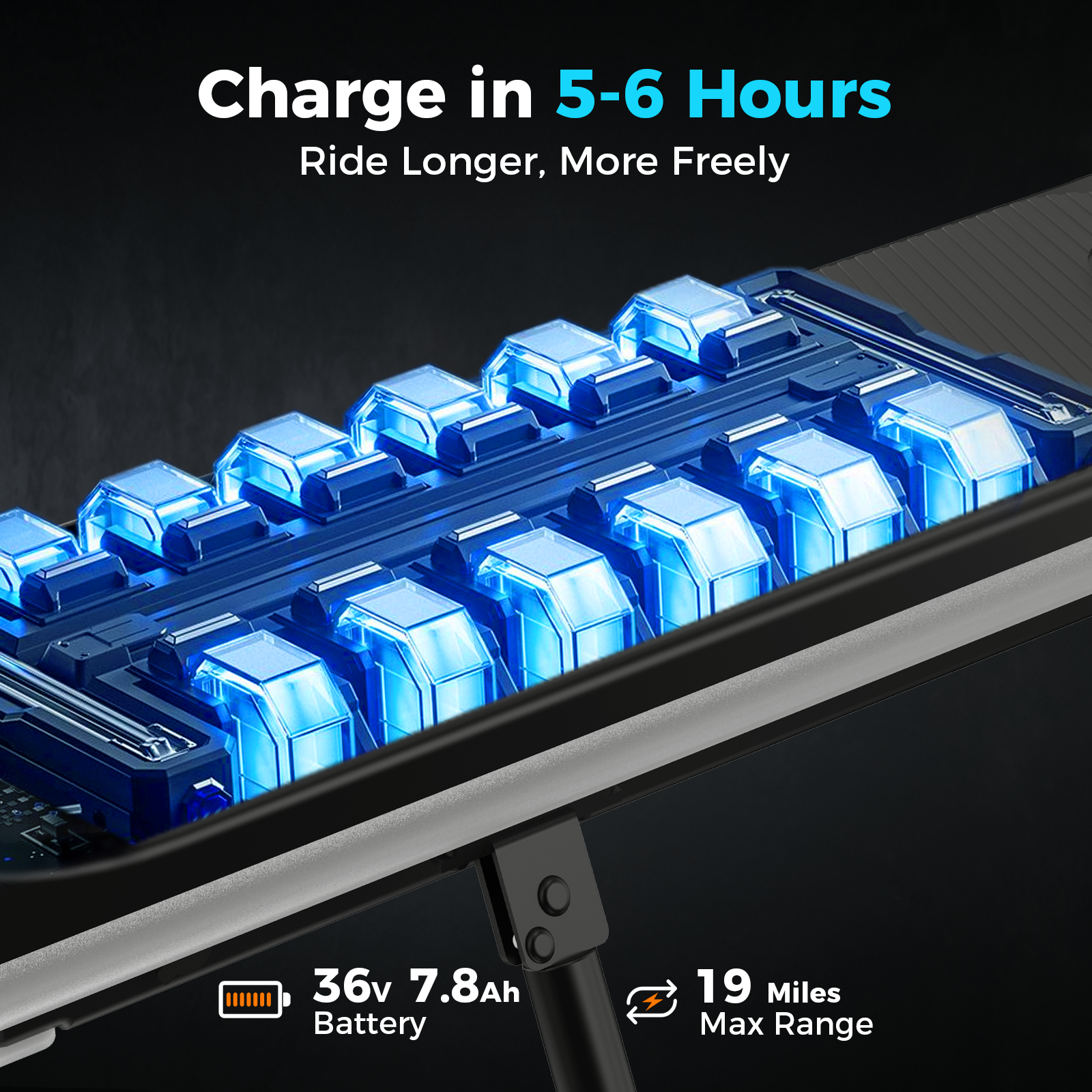 500W Electric Scooter for Adults Teens, Max 21 Miles Range 21 Mph, Portable Commuting Escooter, Smart APP Foldable E-Scooter, Cruise Control, IN3