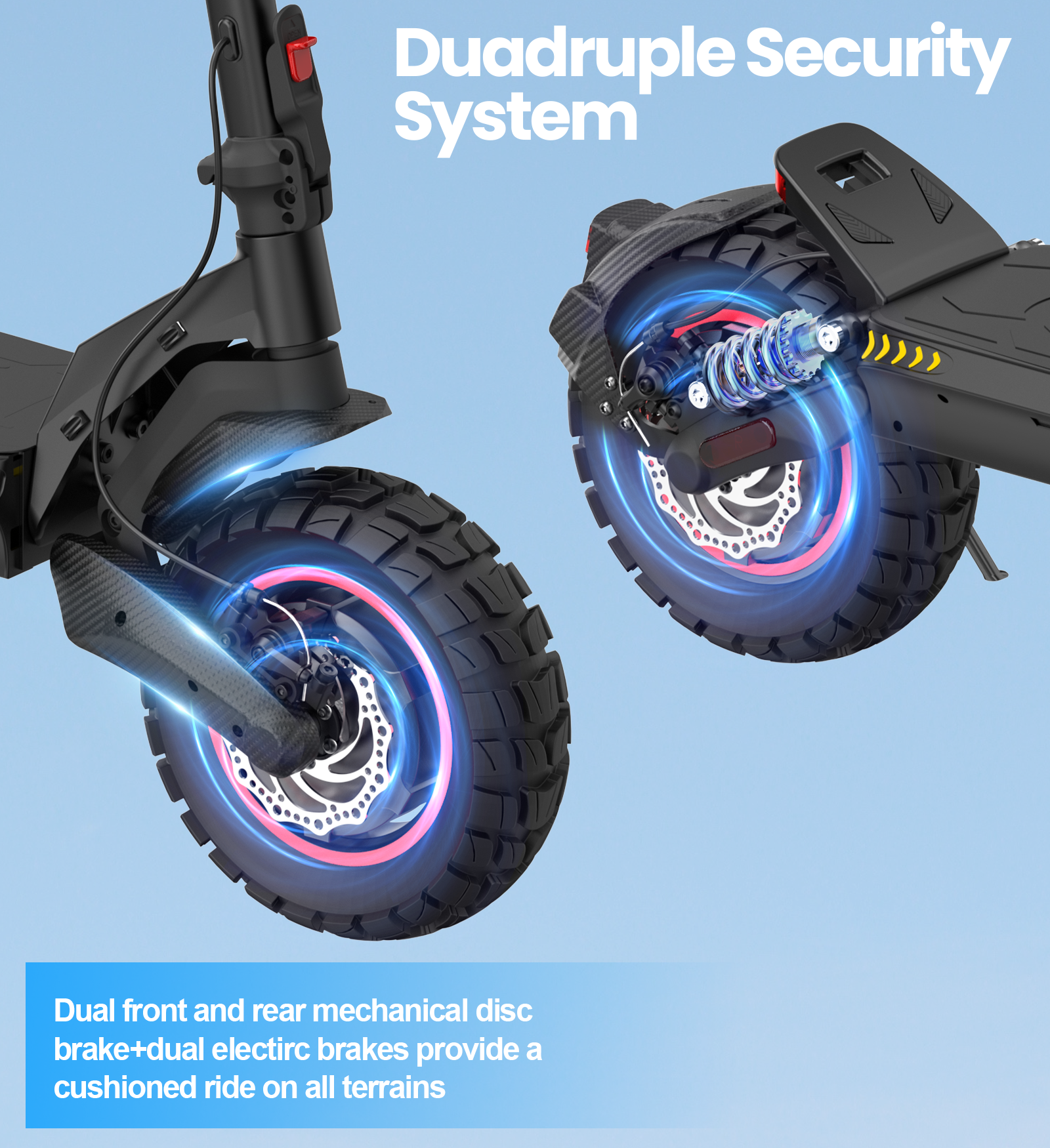 M7Pro Off-Road Scooter for Adults, 2000W Dual Motor