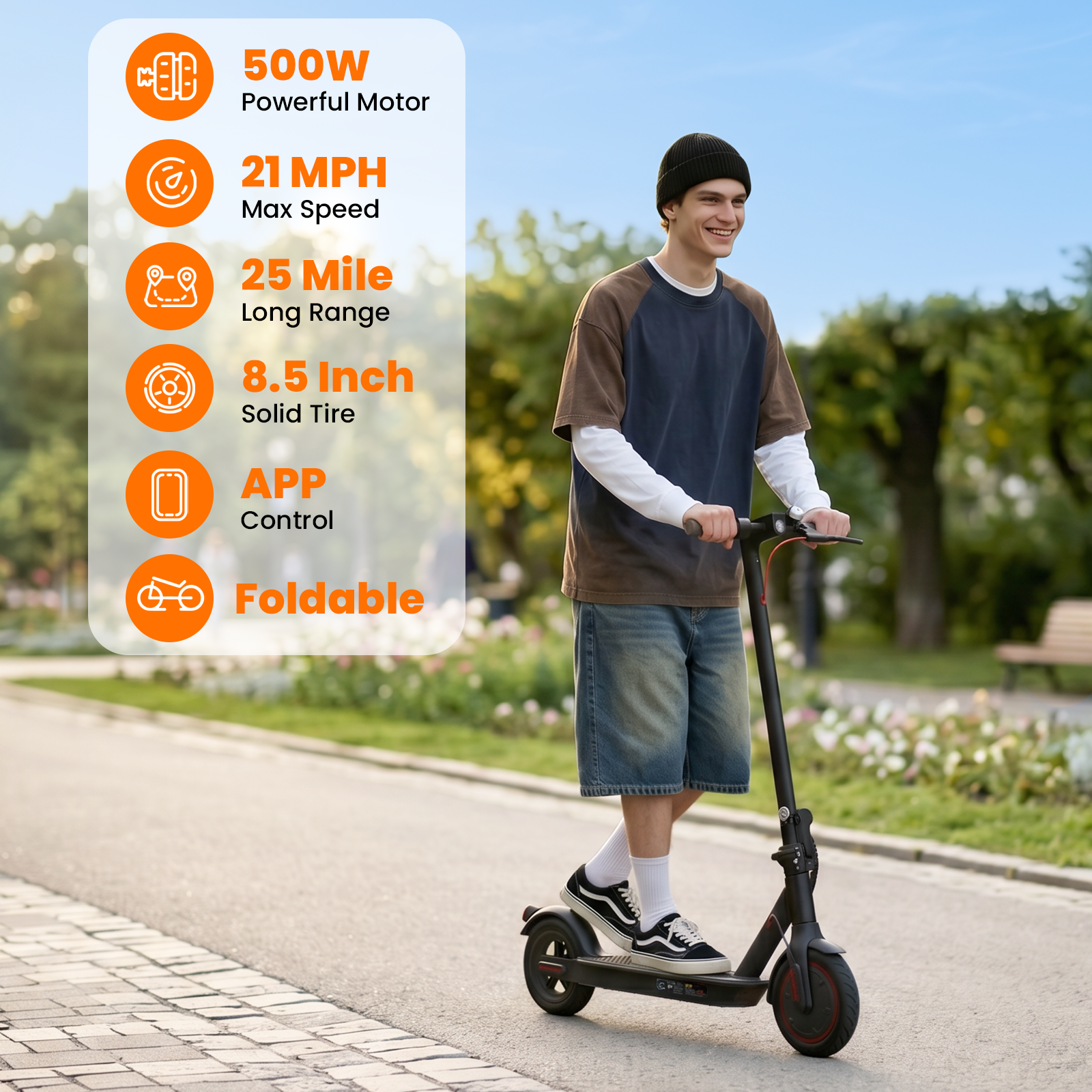 X3LR Electric Scooter 500W Motor