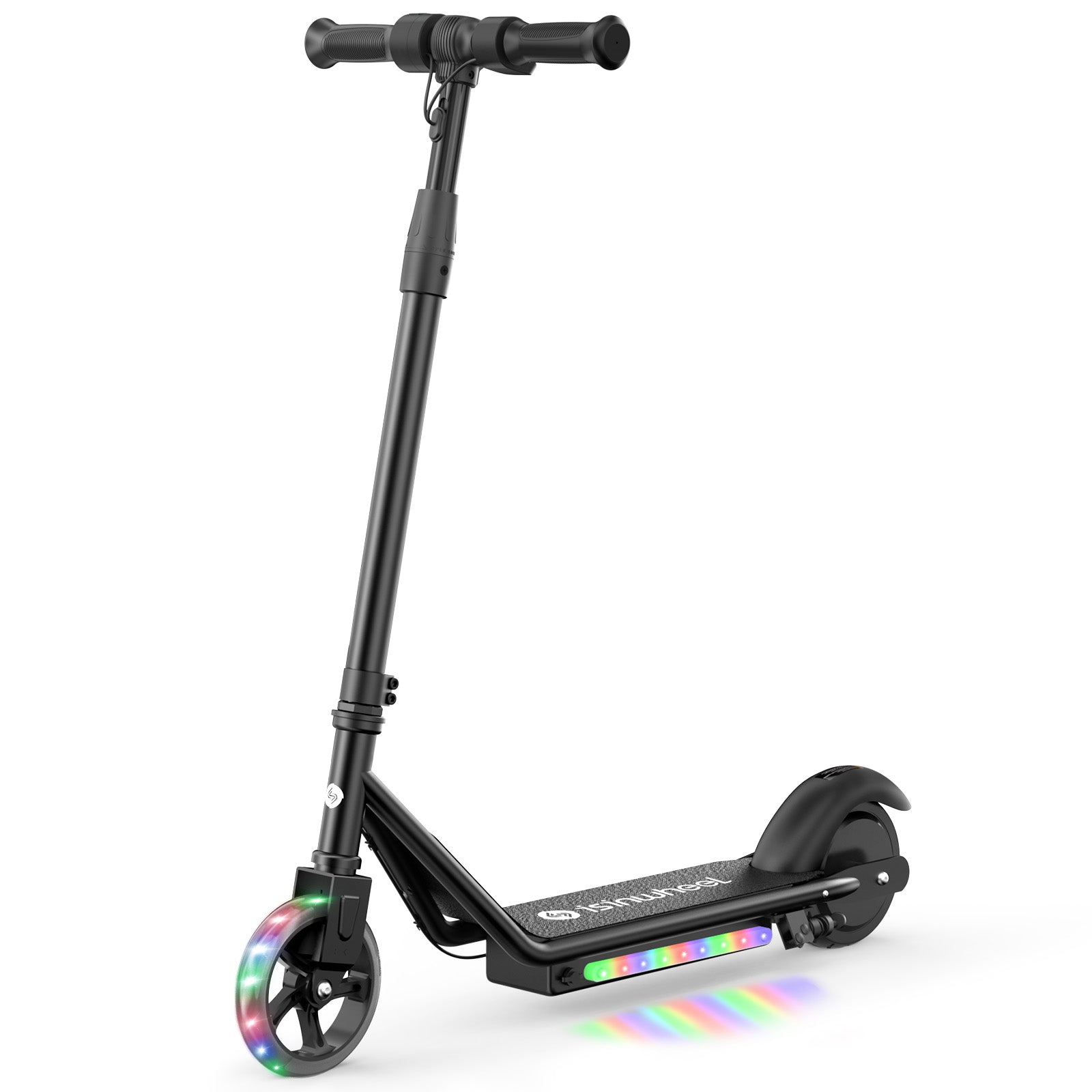 S2 Electric Scooter Colorful Lights Adjustable Speed and Height for Kids Ages 6-14