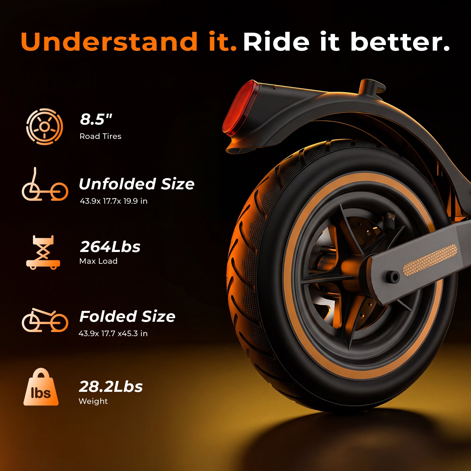 D3LR Folding Electric Scooter