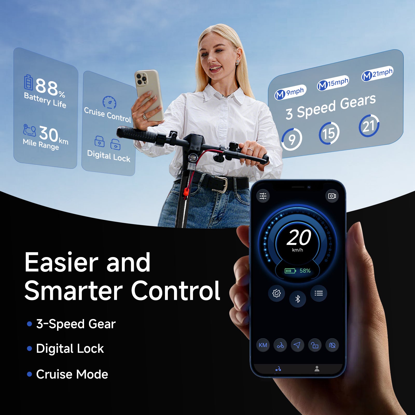 E9 500W Electric Scooter