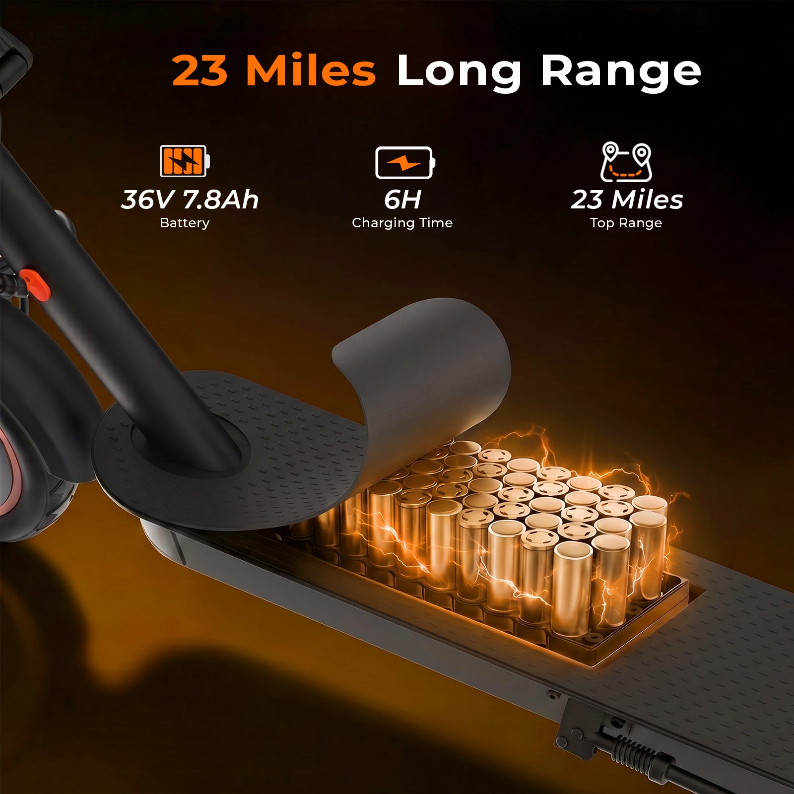 X3DS Electric Scooter for Adults Top Speed 21 MPH