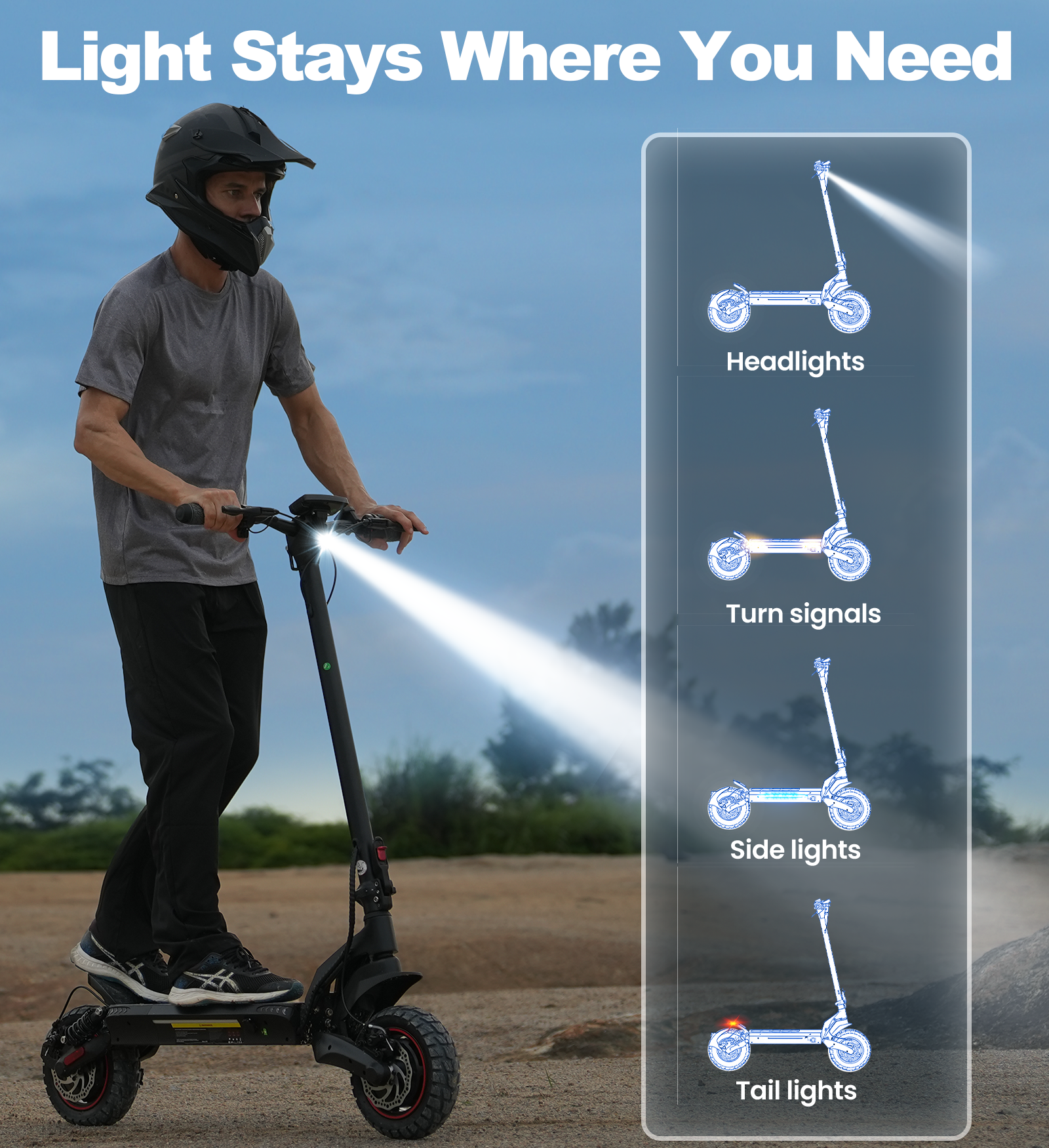 M7Pro Off-Road Scooter for Adults, 2000W Dual Motor