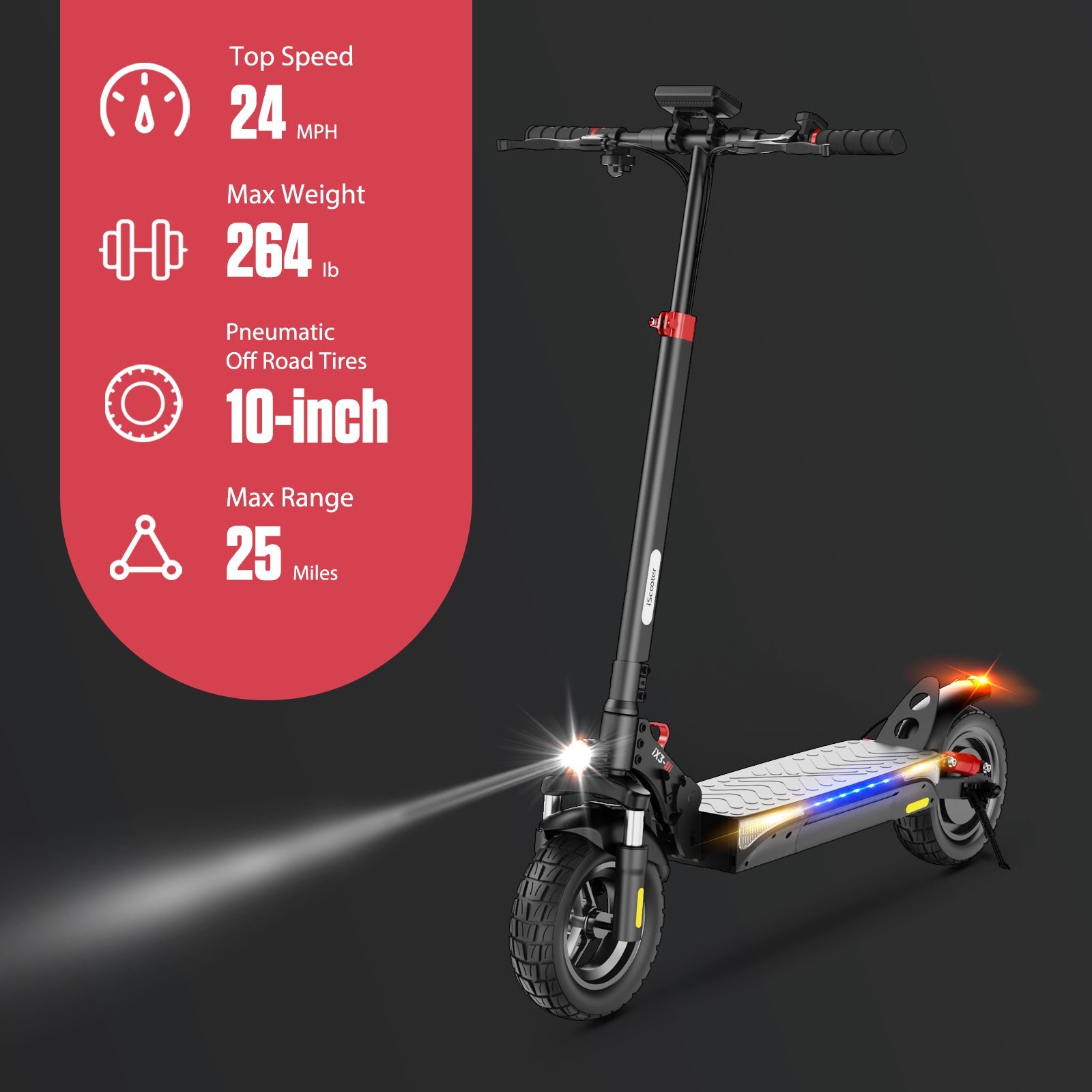 iX3 800W Off Road Electric Scooter