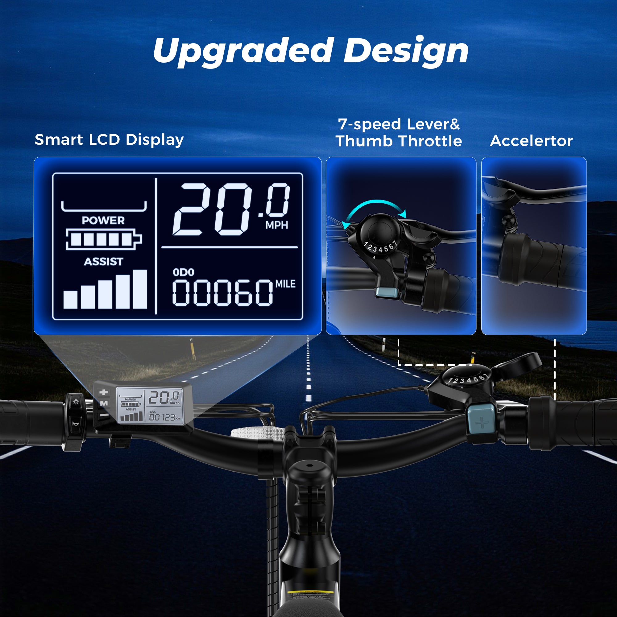 EB3 500W Motor Electric Bike for Adults