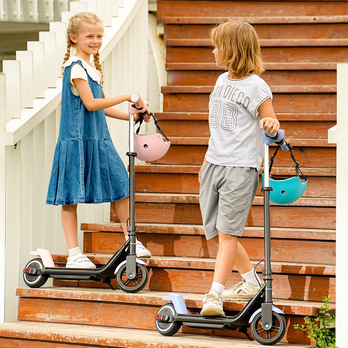 EK6 Electric Scooters for Kids Ages 6-14