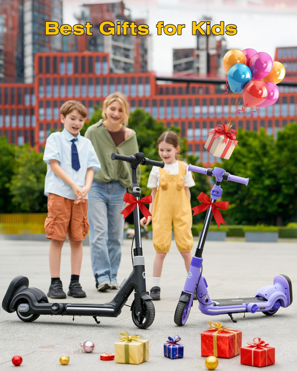 EK8 2-in-1 Electric Scooter with Seat for Kids
