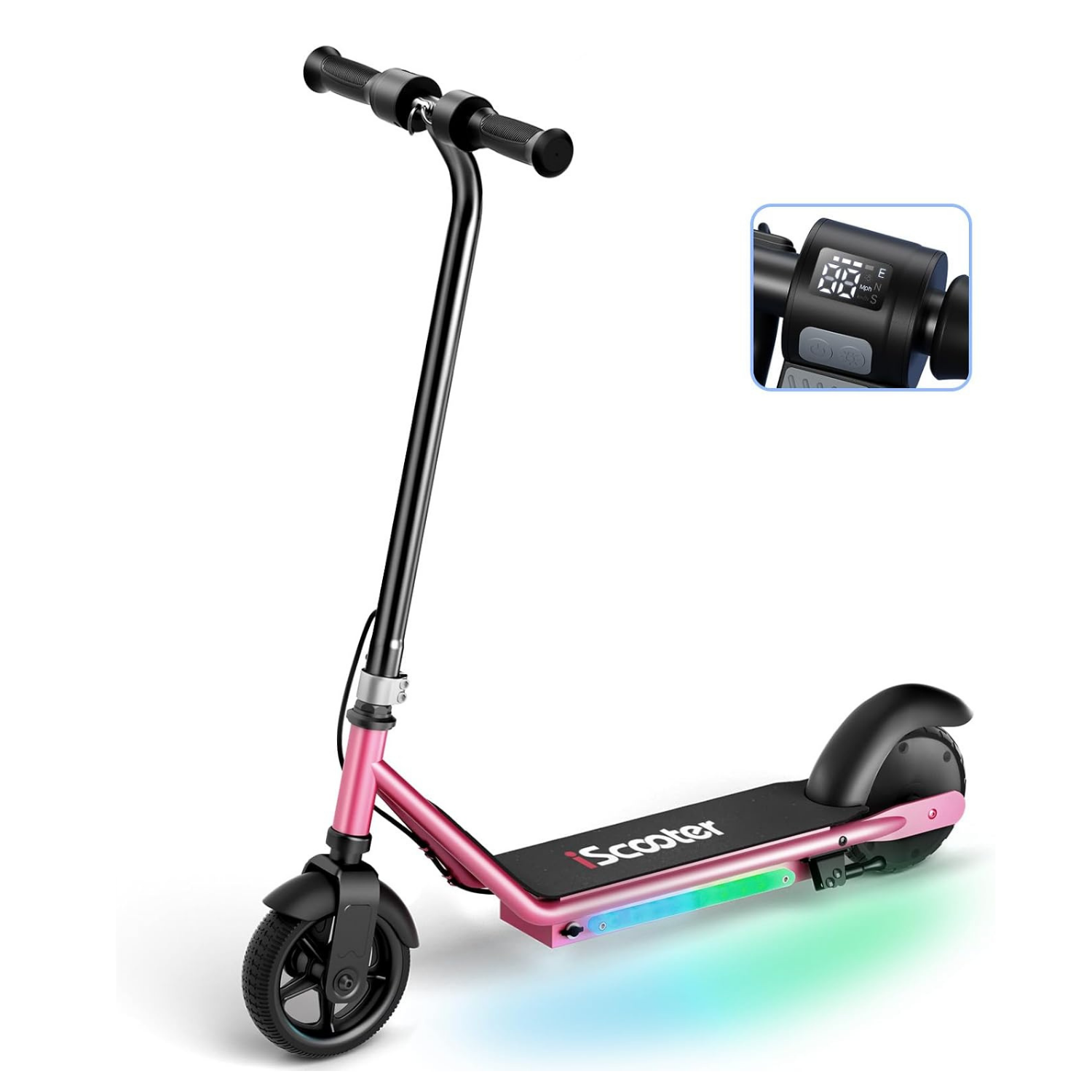 iK3 Electric Scooter, 150W Motor, LED Display for Kids Ages 6-14