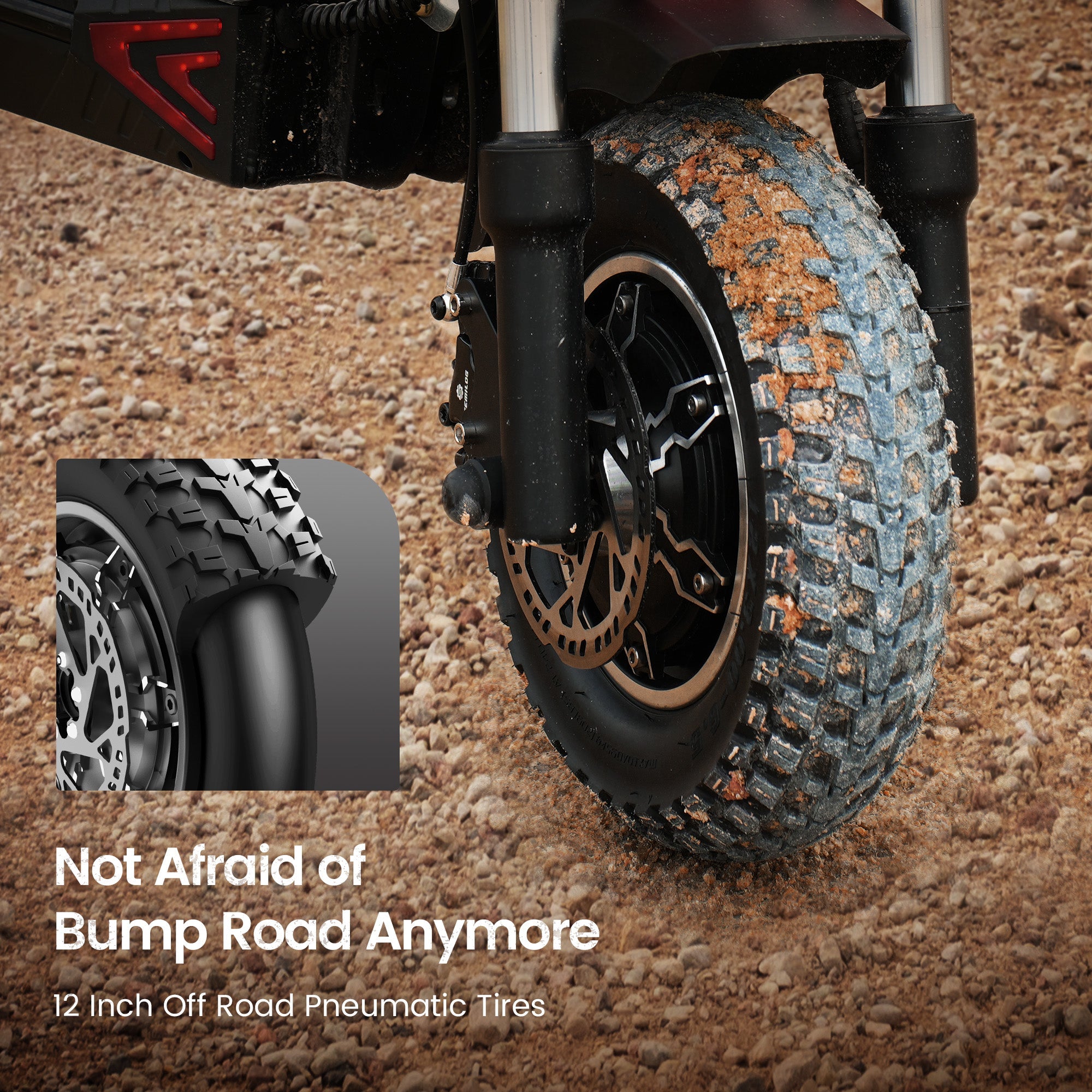 iX8 Off-Road Tires Electric Scooter for Adults 2400W Dual Motor Up to